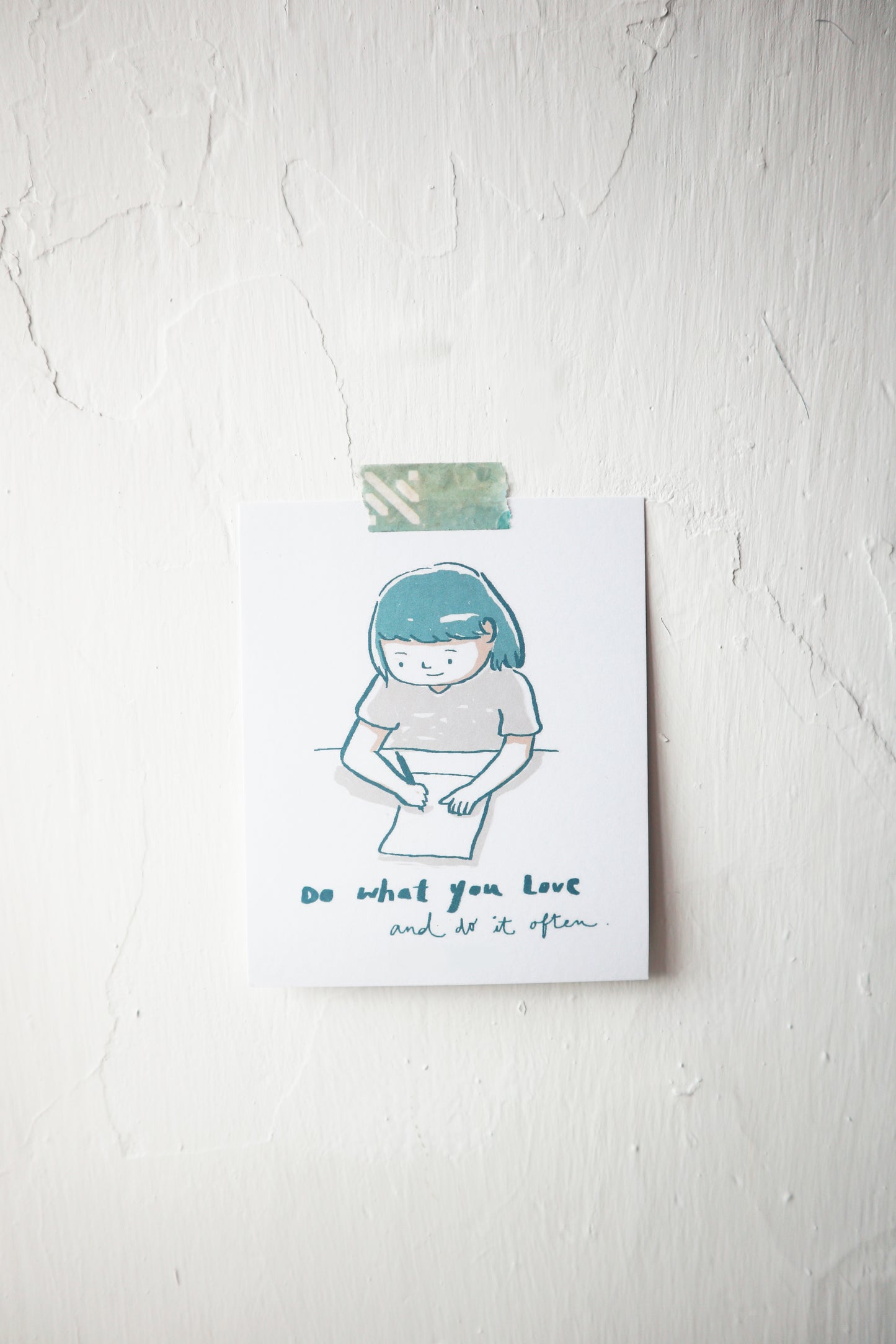 Do What You Love and Do It Often Message Card