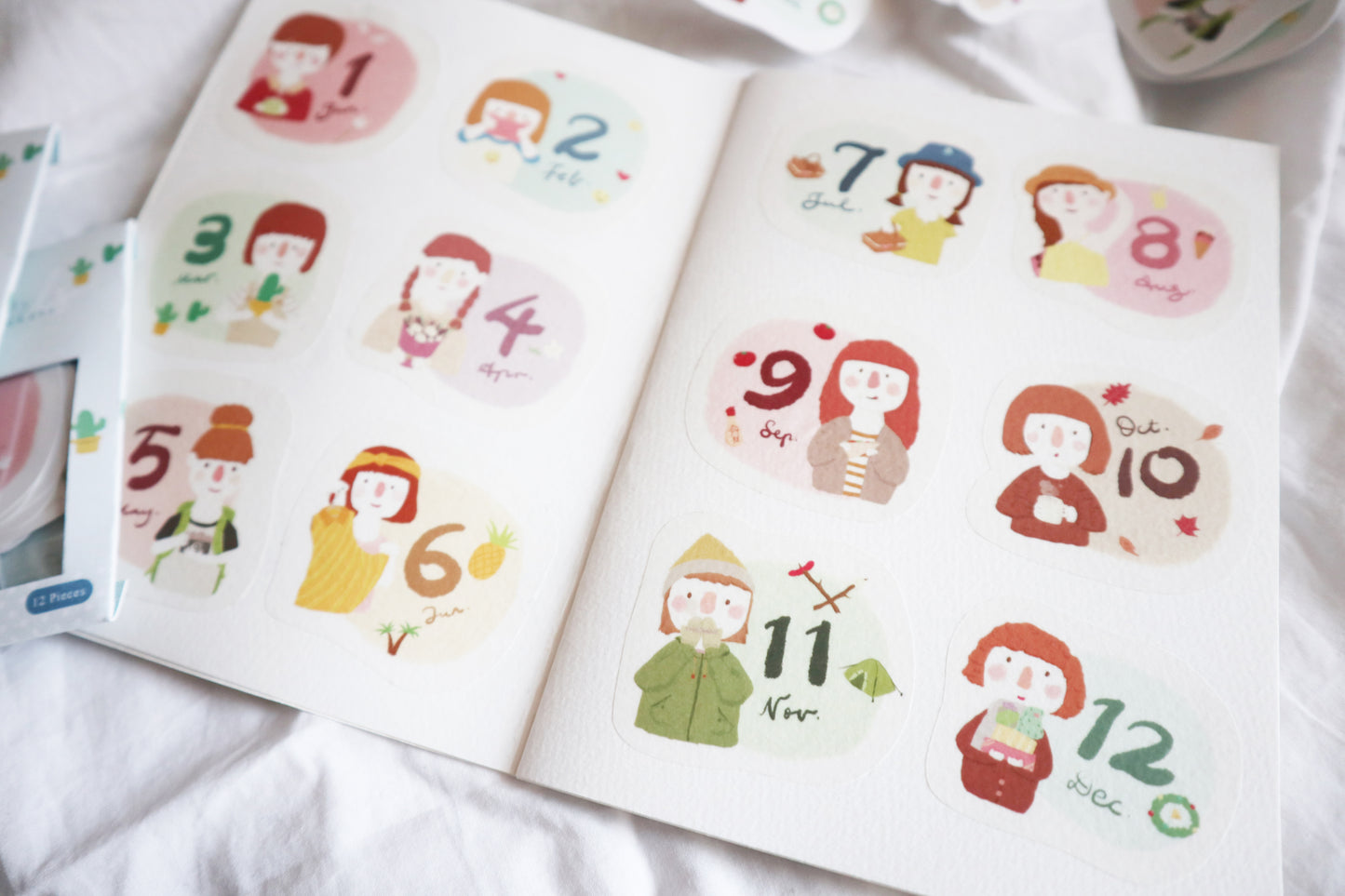 12 Months Sticker Pack