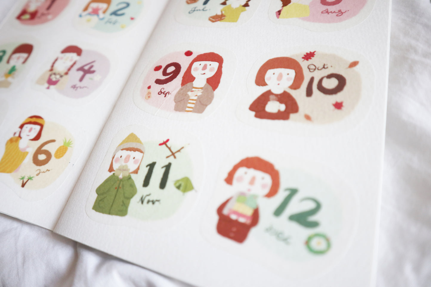 12 Months Sticker Pack
