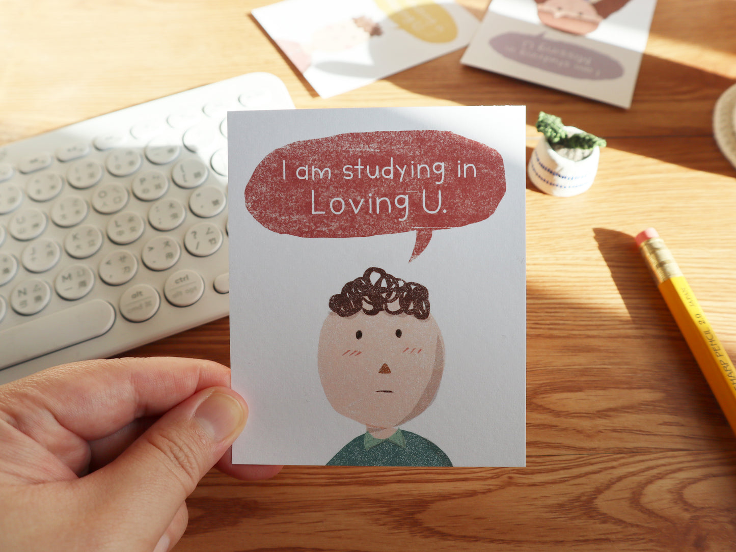I'm studying in Loving U (Boy Ver.)