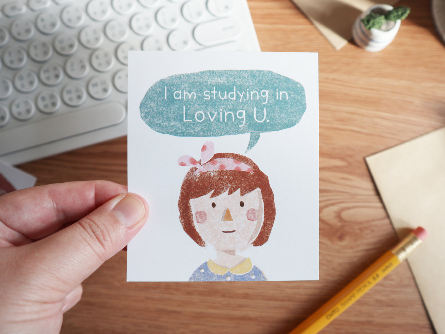 I'm studying in Loving U (Girl Ver.)