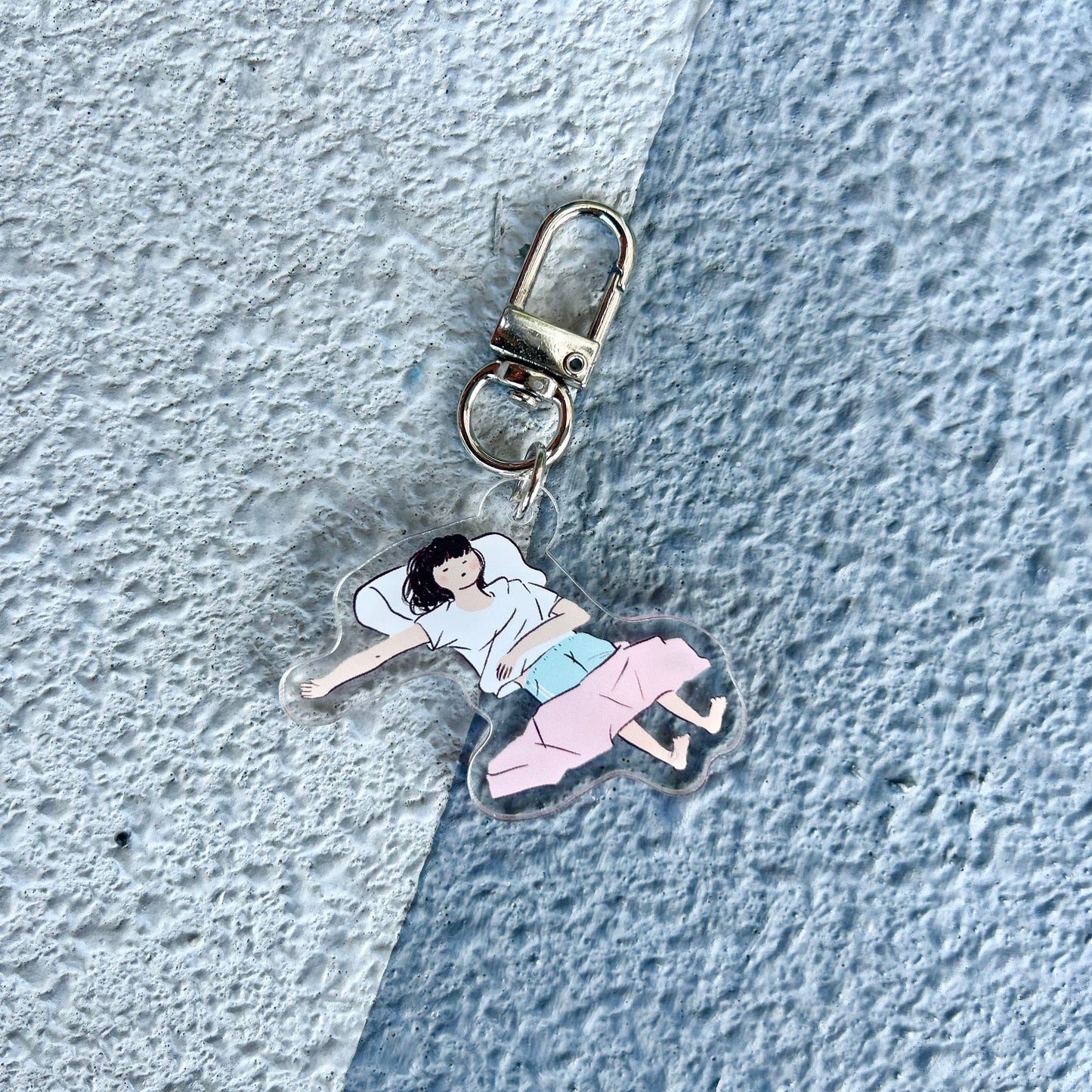 Miss Ng Yuk Summer Nap Keychain