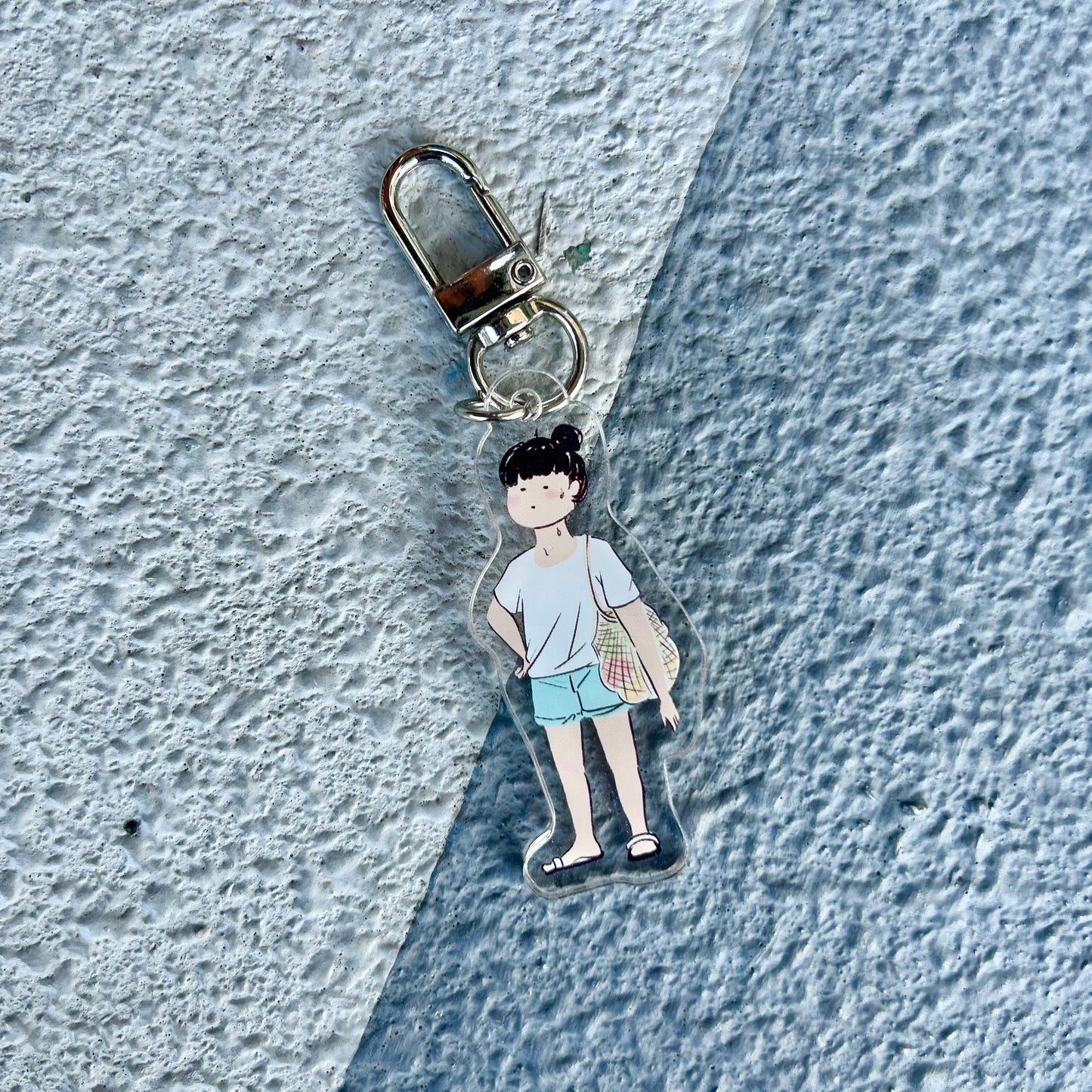 Miss Ng Yuk Buy Groceries Keychain