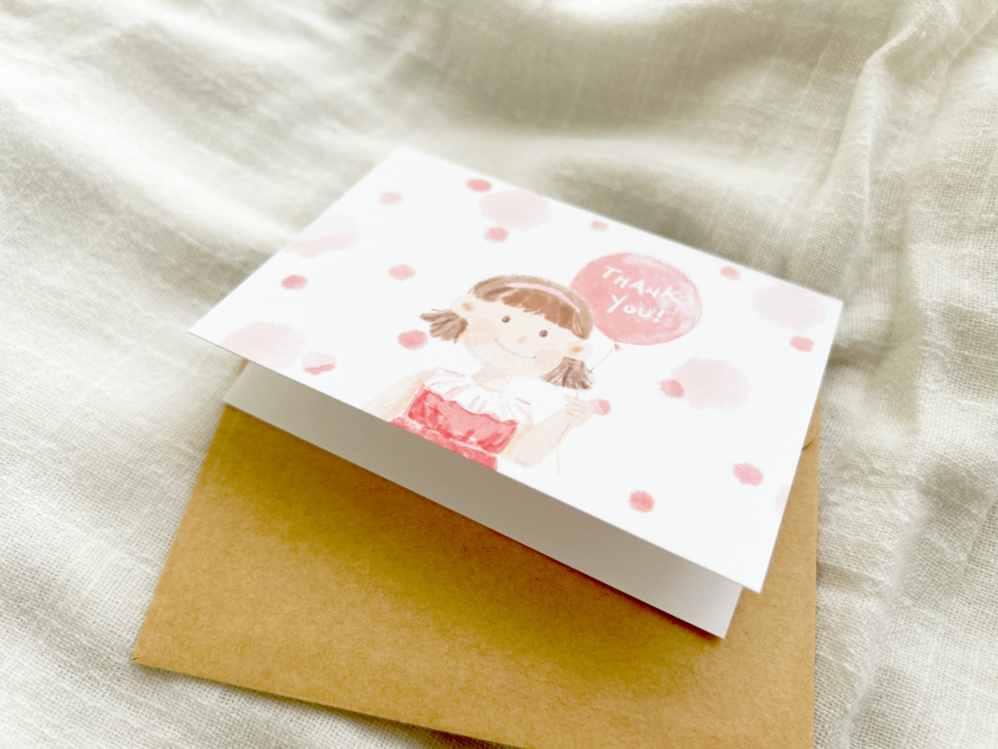A Simple Thank You Mini Card (Balloon)