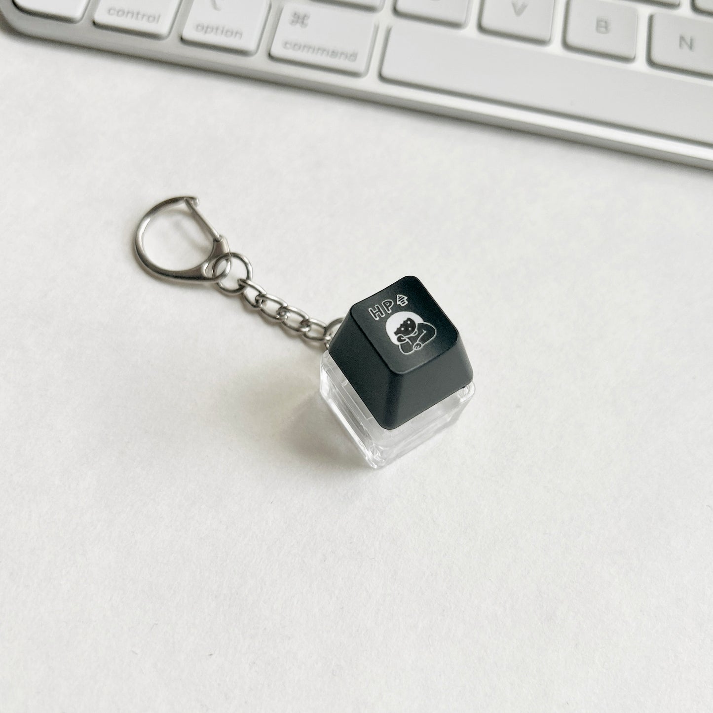 Miss Ng Yuk Keycap Fidget Toy Keyboard Keychain | HP+ (Zone out)