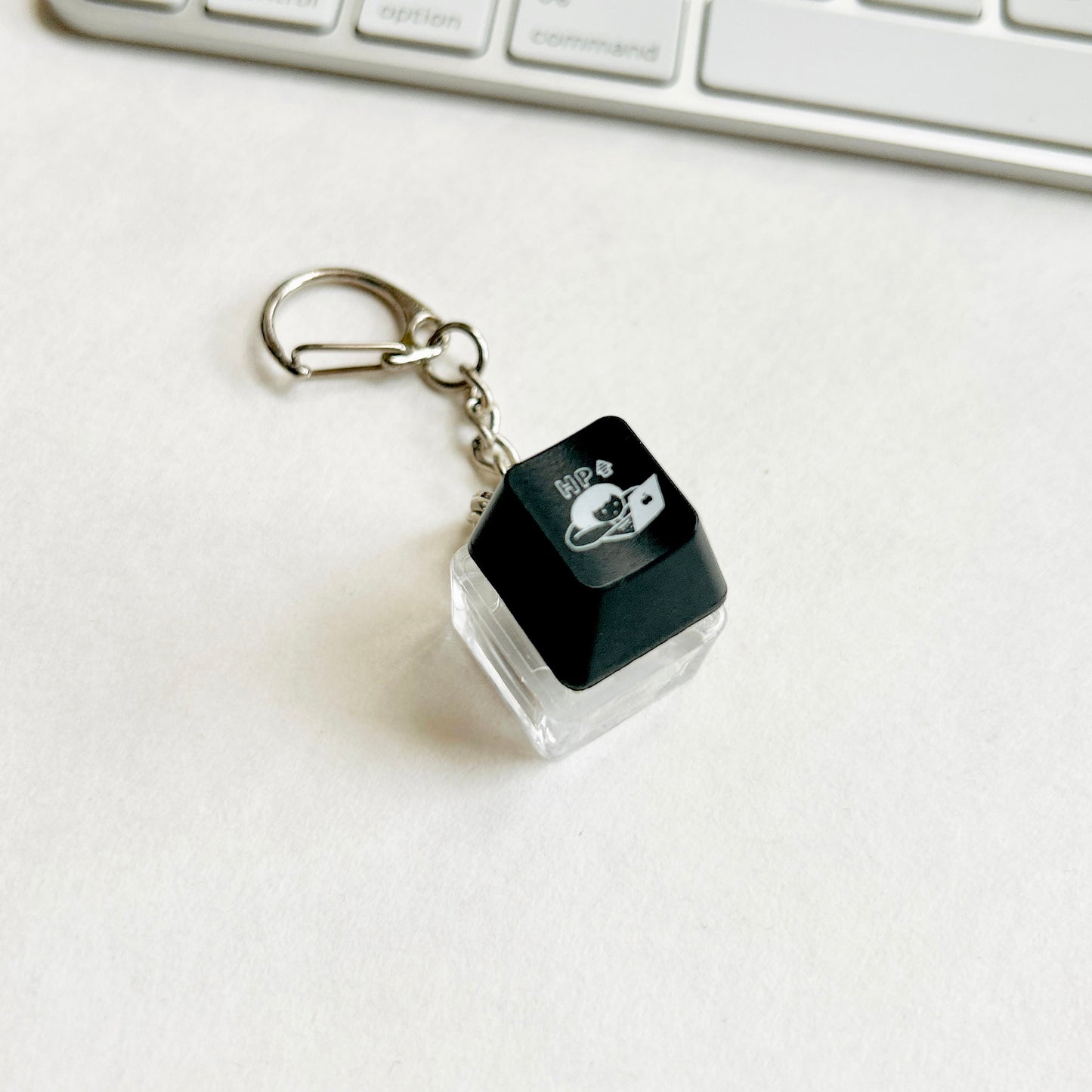 Miss Ng Yuk Keycap Clicker Glowing Keychain | HP+ (At work)