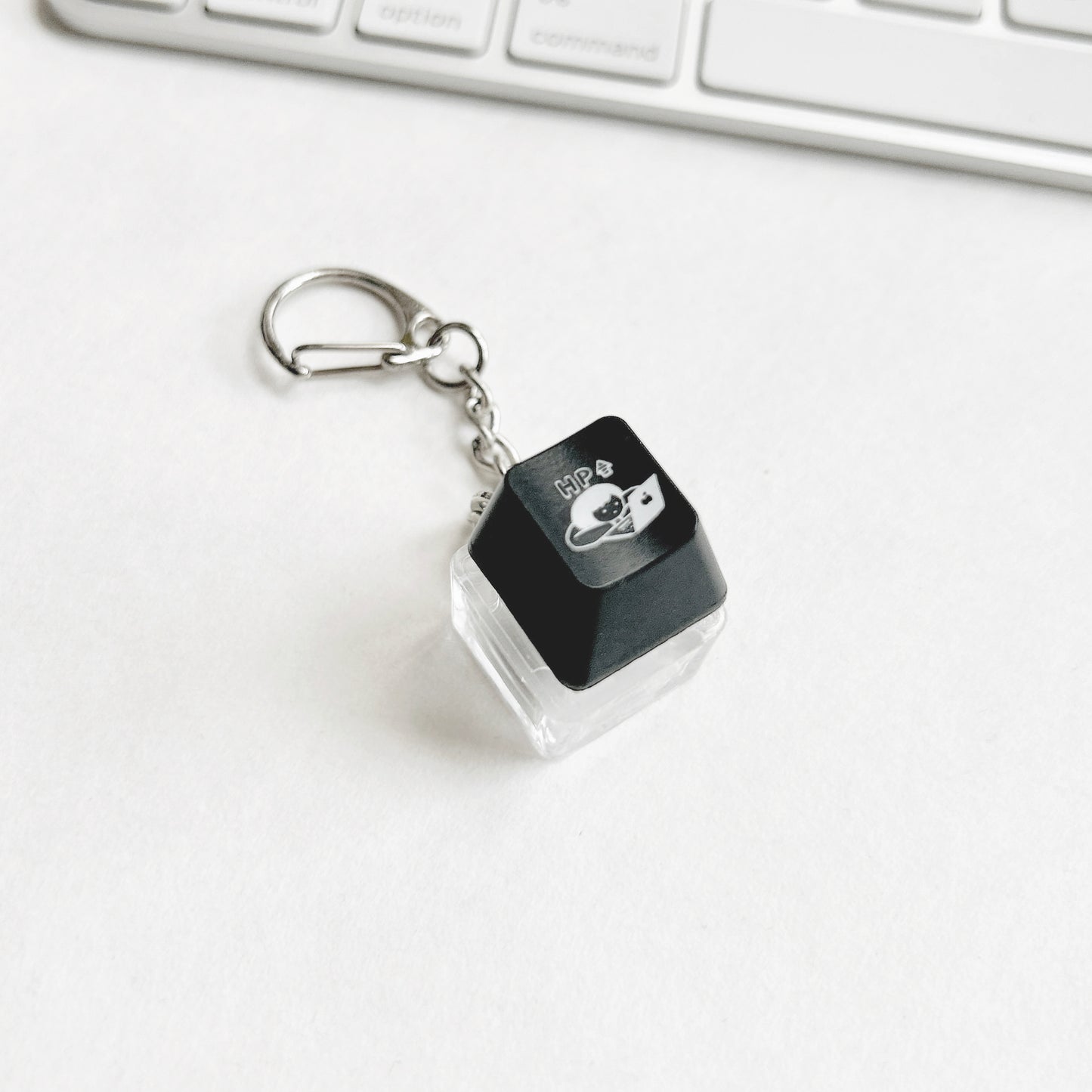 Miss Ng Yuk Keycap Fidget Toy Keyboard Keychain | HP+ (At work)