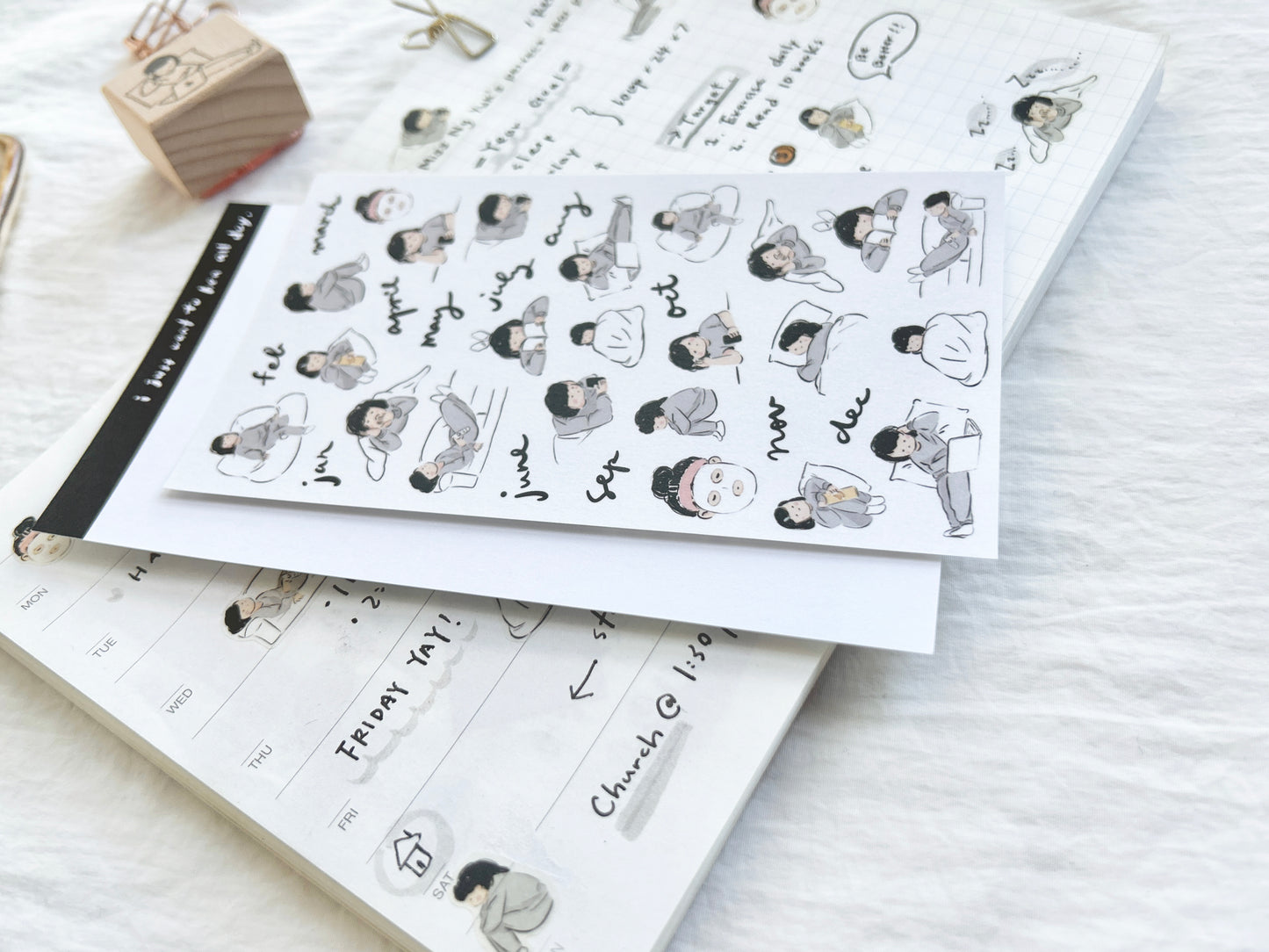 Miss Ng Yuk Sticker Sheet Vol.2 Yearly Plan