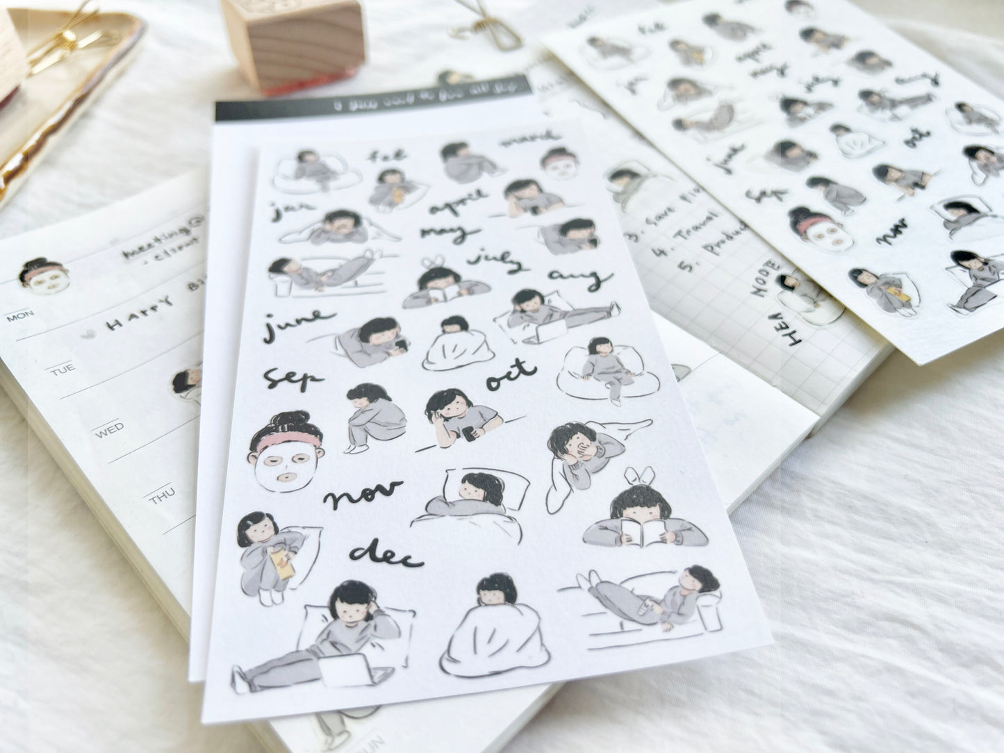 Miss Ng Yuk Sticker Sheet Vol.2 Yearly Plan
