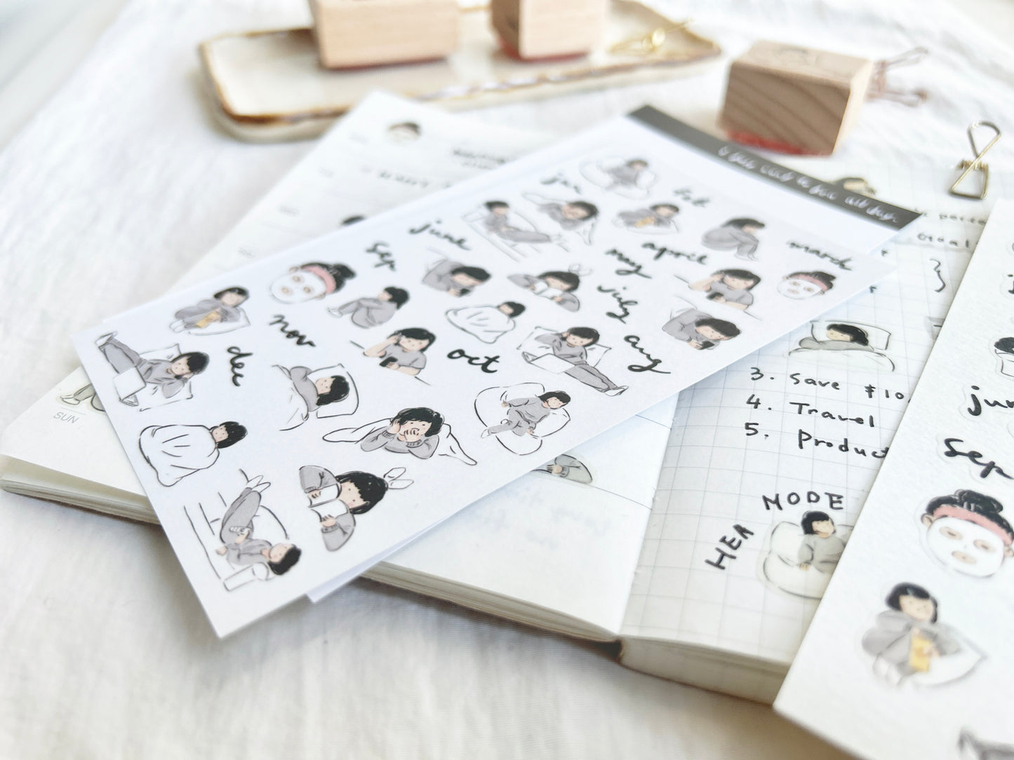 Miss Ng Yuk Sticker Sheet Vol.2 Yearly Plan