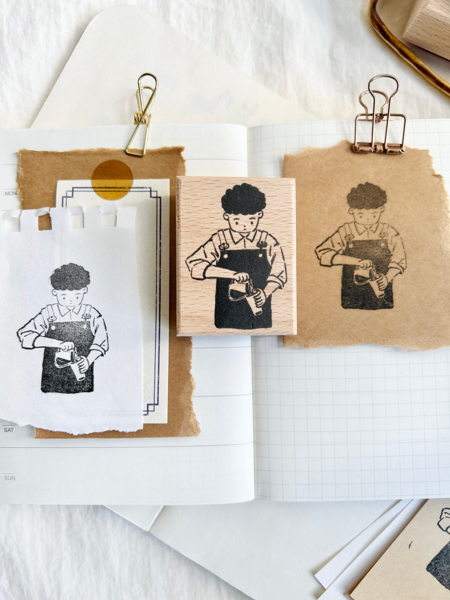 The Barista Stamp (Male ver.)