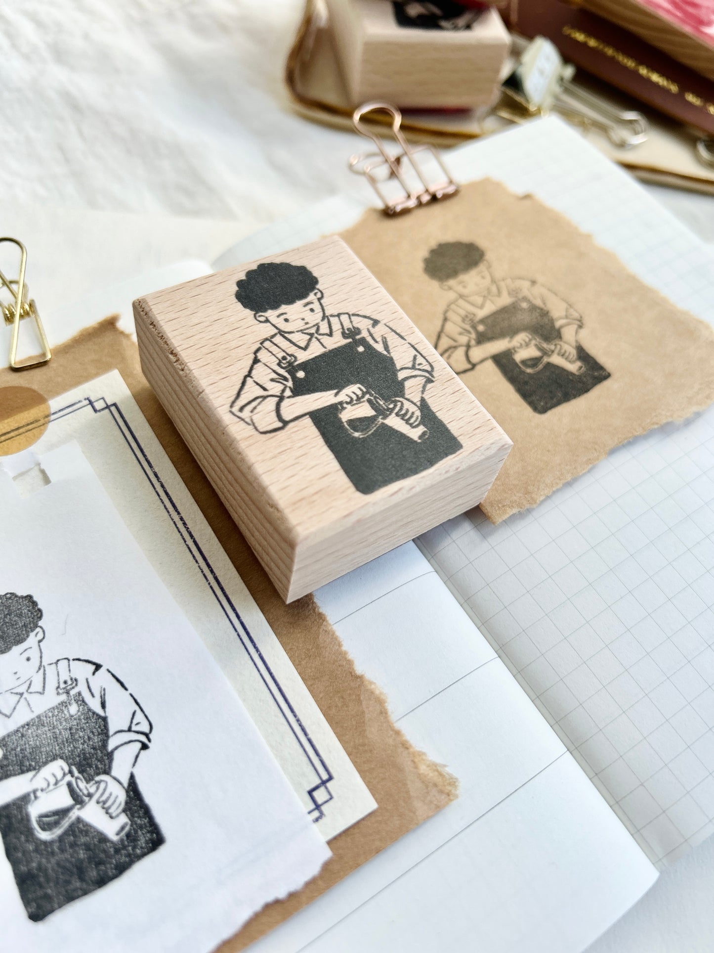 The Barista Stamp (Male ver.)