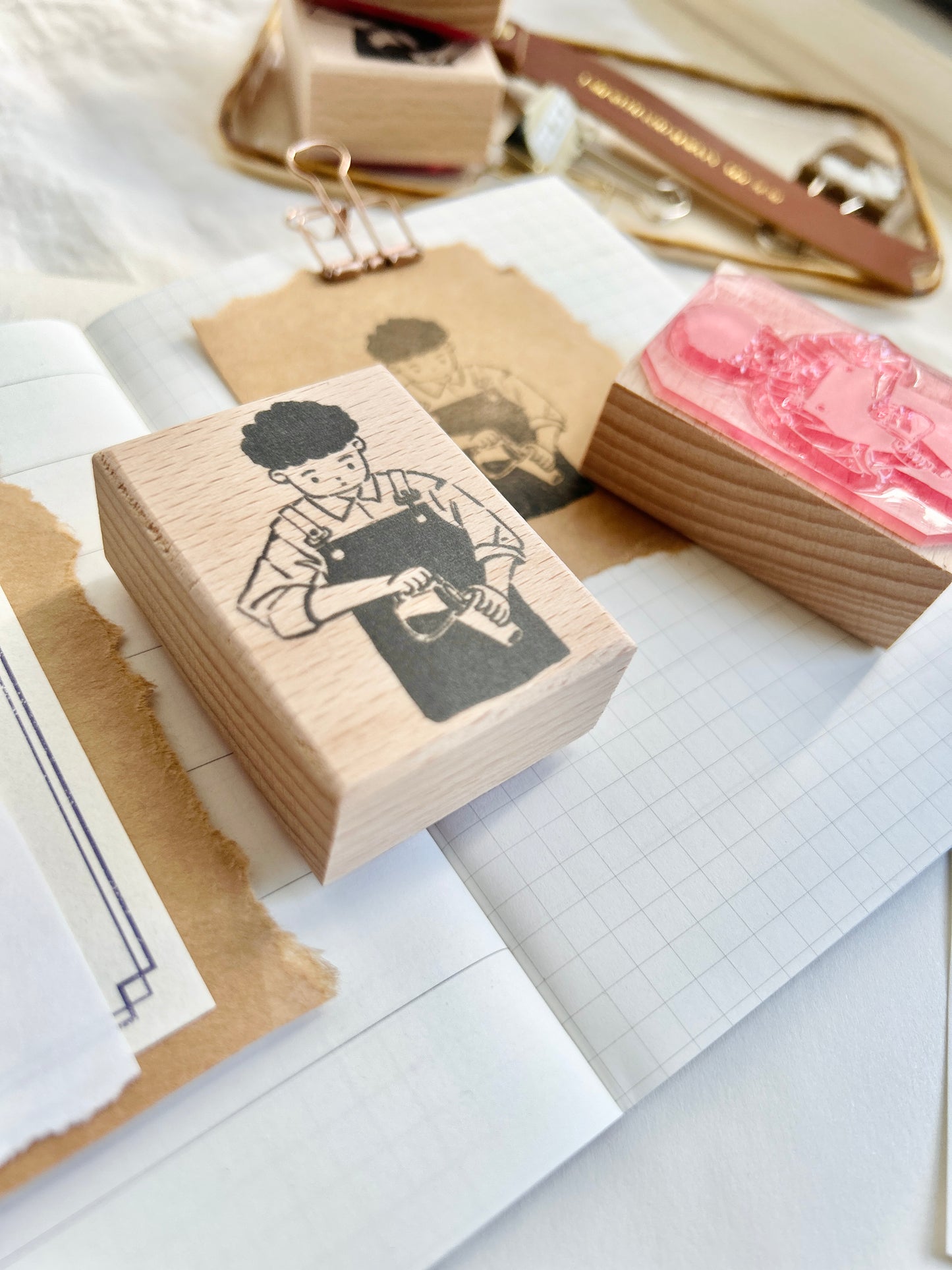 The Barista Stamp (Male ver.)