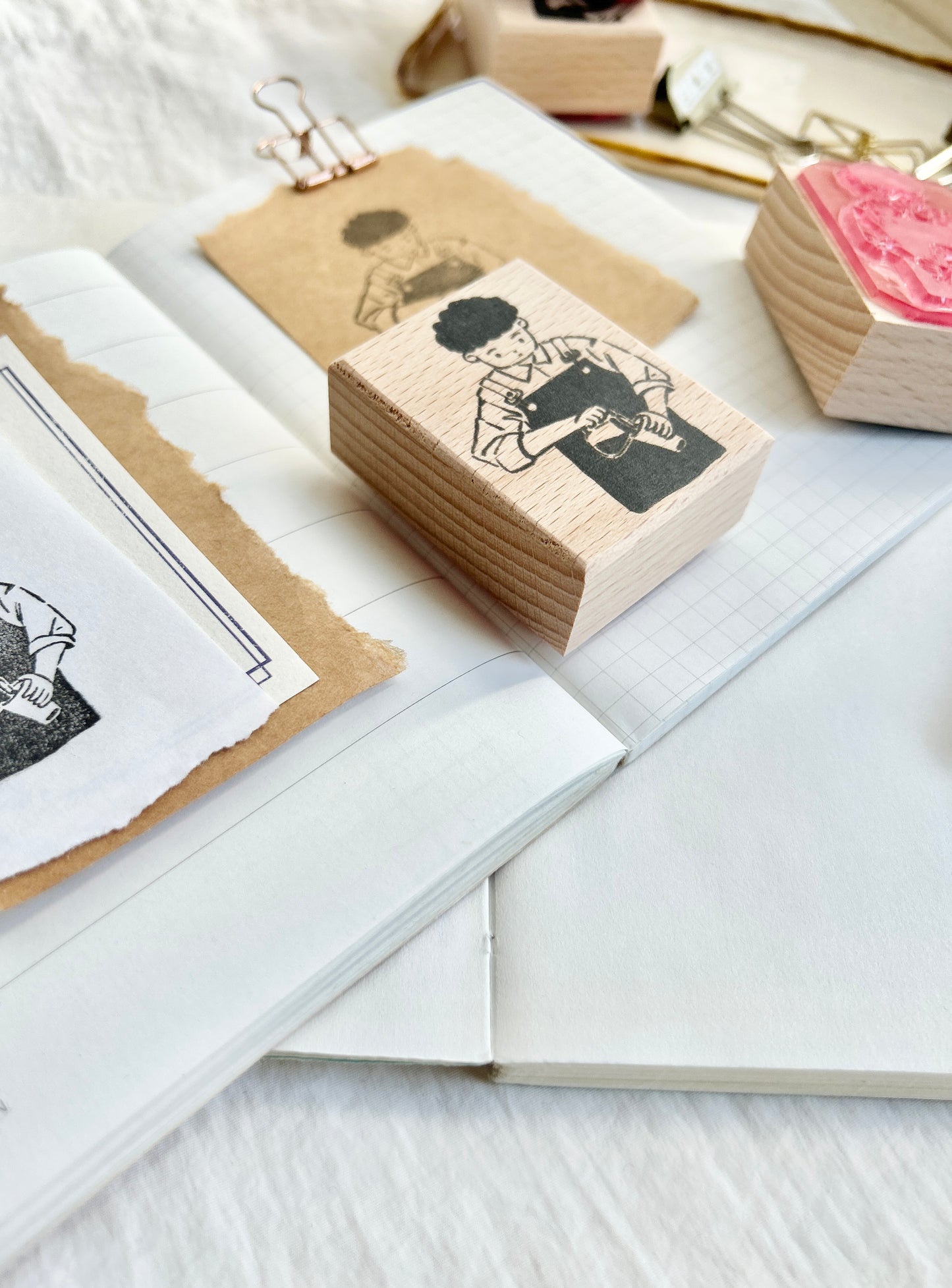 The Barista Stamp (Male ver.)