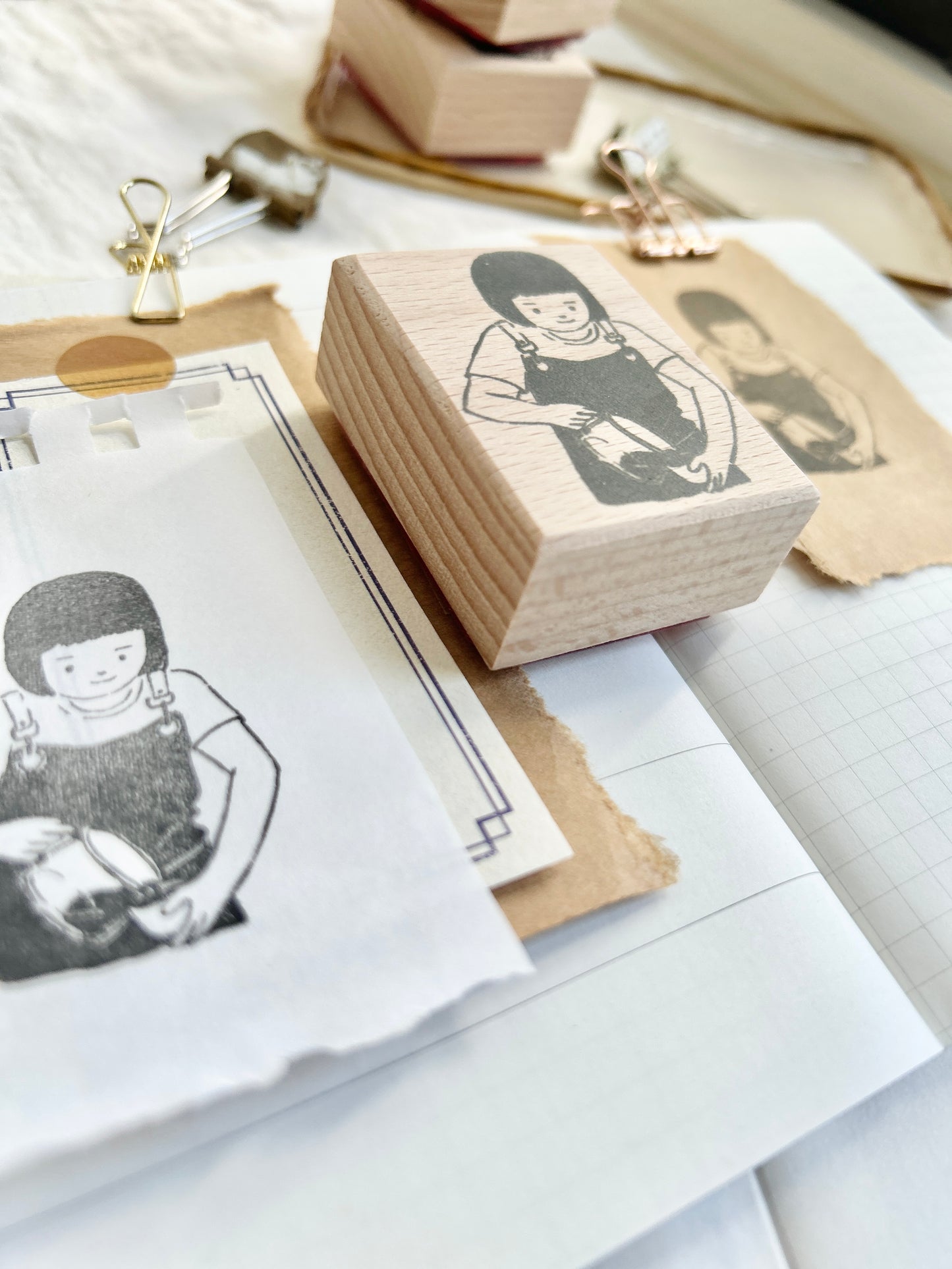 The Barista Stamp (Female ver.)