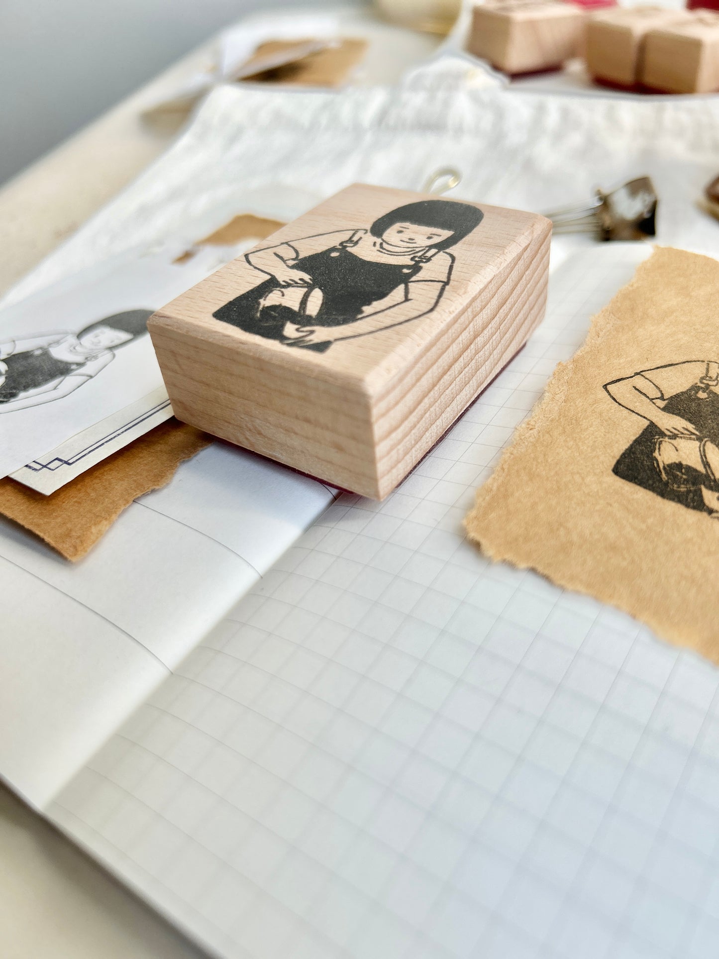 The Barista Stamp (Female ver.)