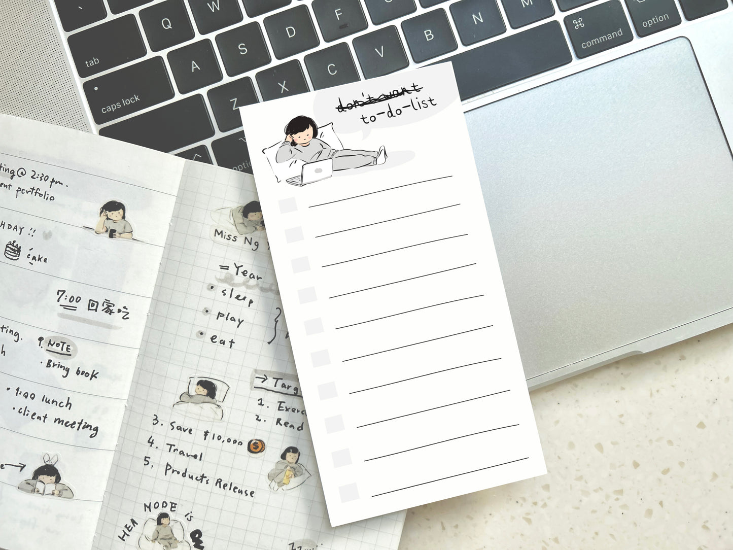 Miss Ng Yuk Don't Want To-Do-List Memo Pad