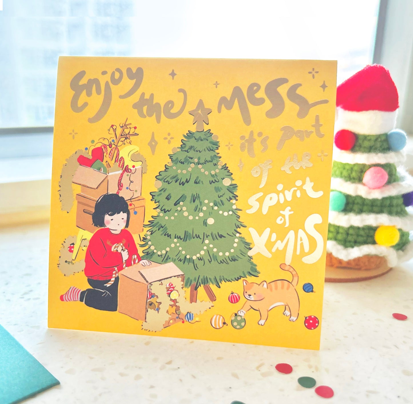 Have A Messy Christmas Christmas Card