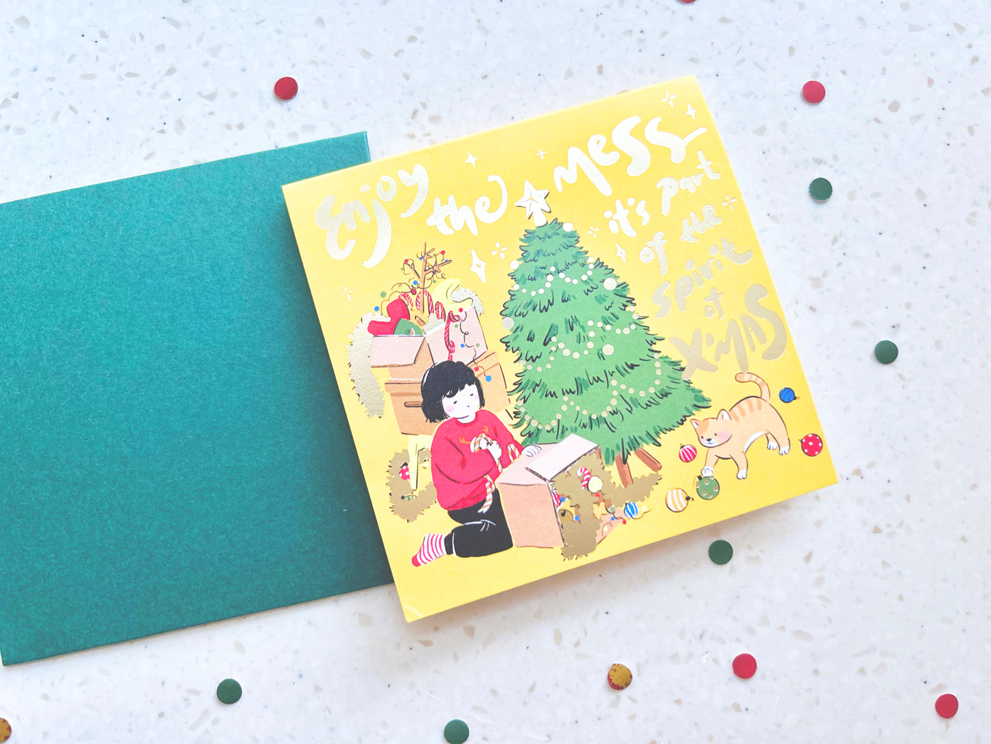 Have A Messy Christmas Christmas Card