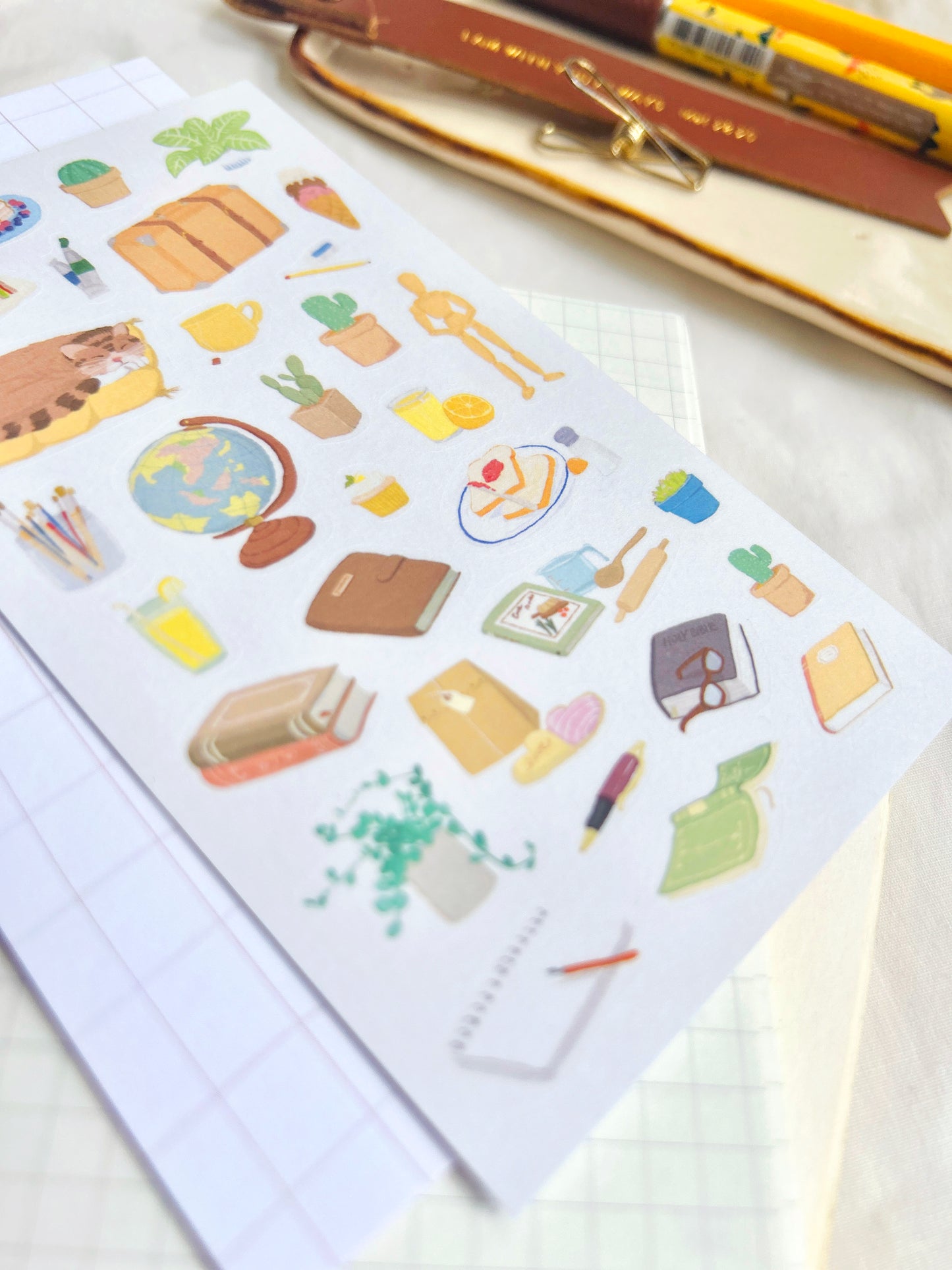 Simple Life Theme Sticker Sheet