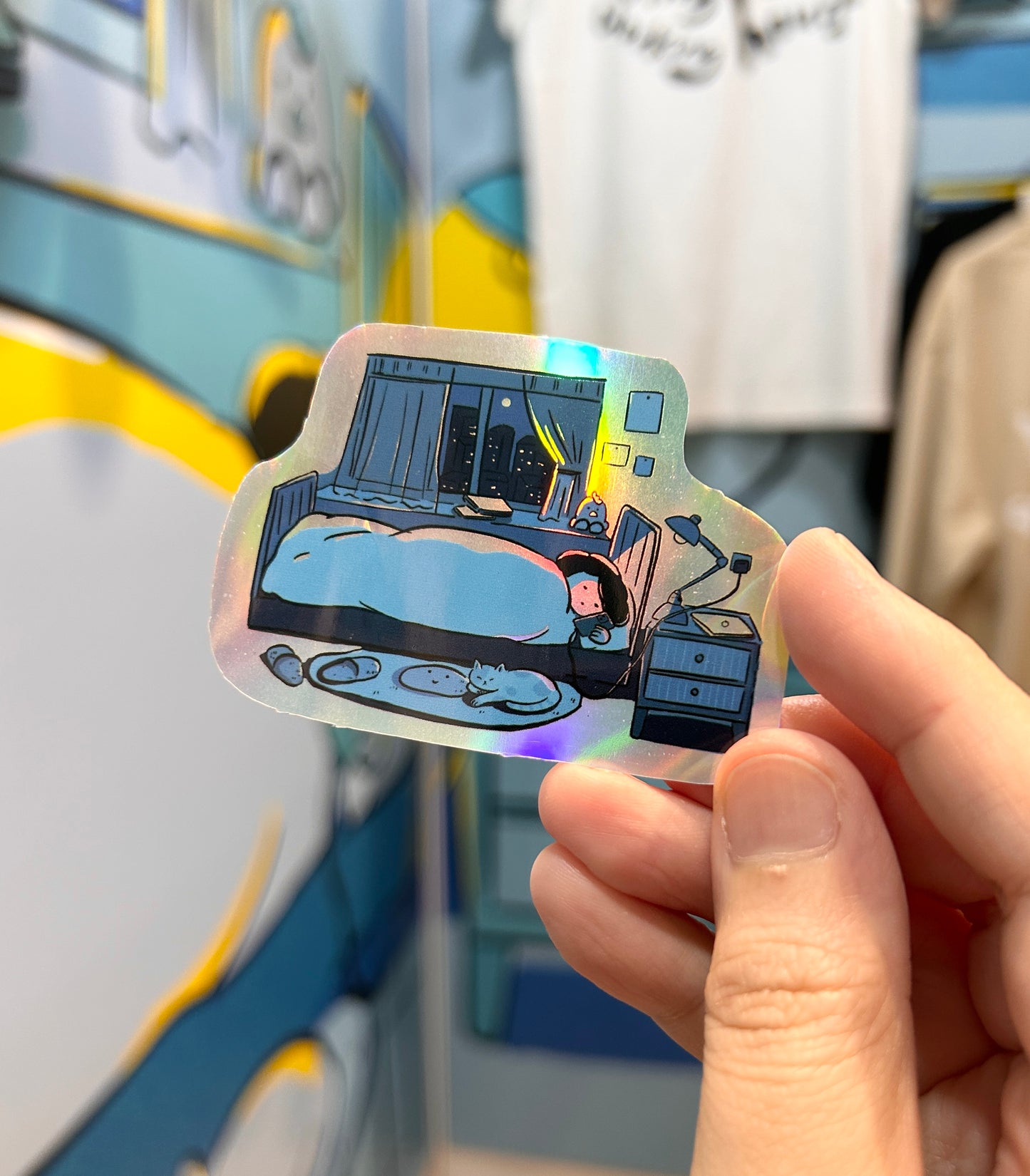 Rot in Peace with my Phone Holographic Sticker