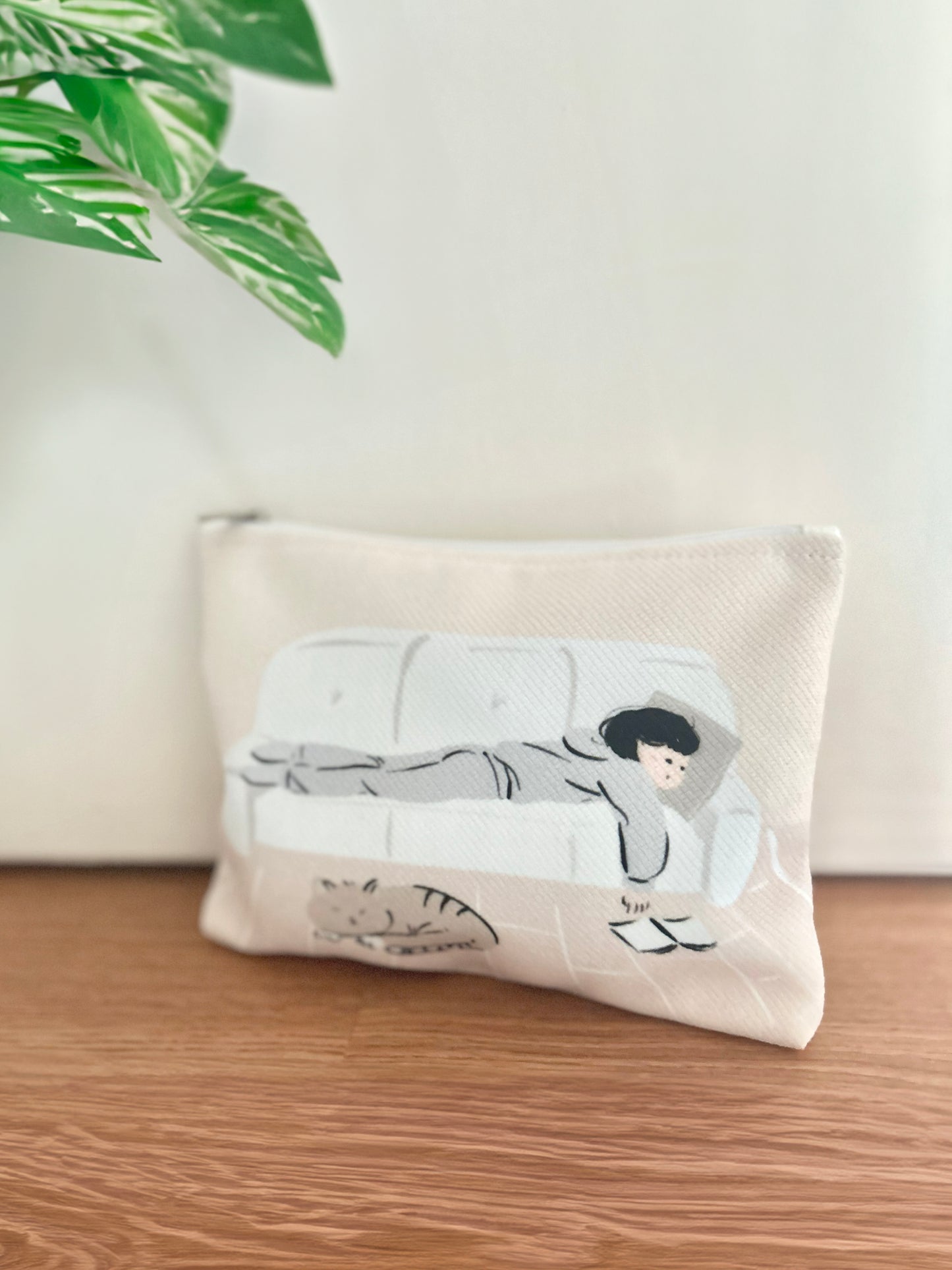 Miss Ng Yuk Statement I Just want to Sleep all Day Make Up Pouch