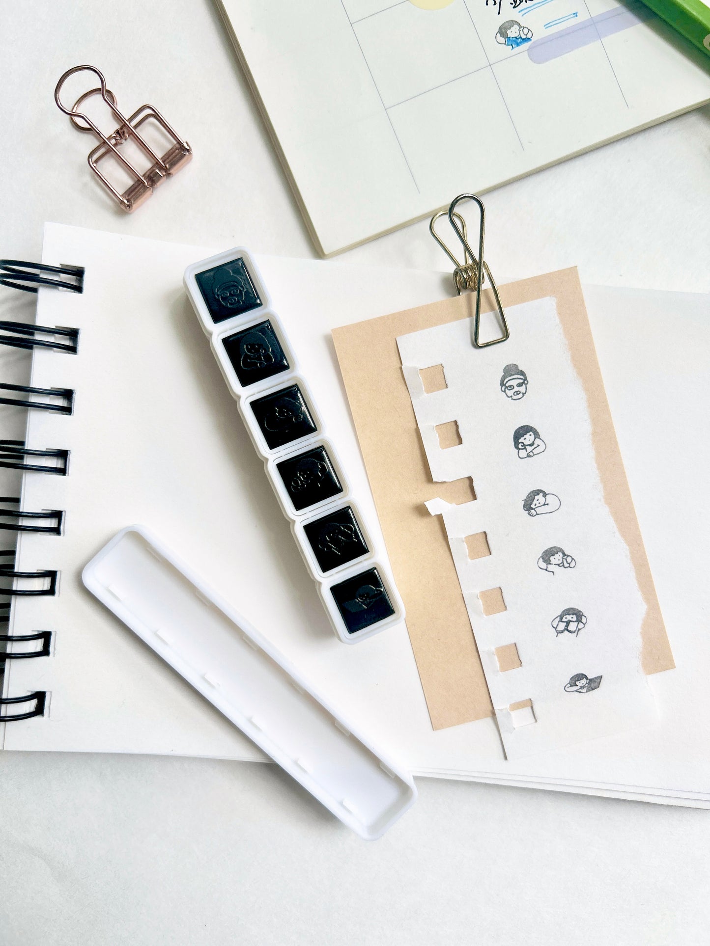 Miss Ng Yuk 6 in 1 Push-Button Stamps | Daily Lazy Vibe