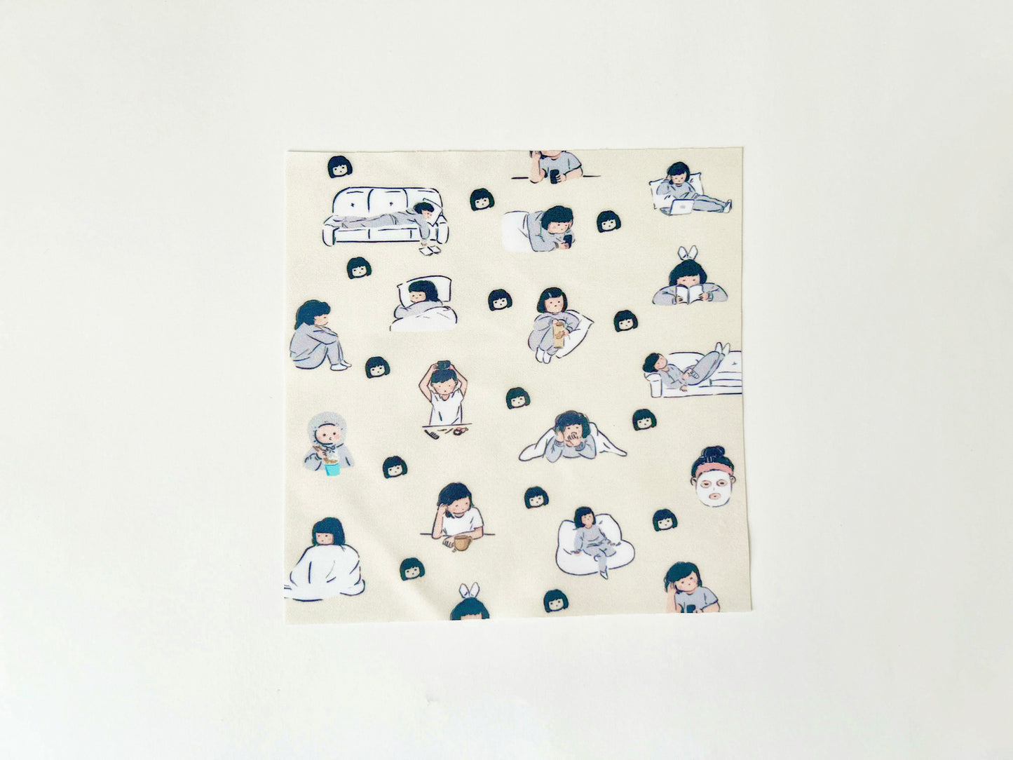 Miss Ng Yuk Patterned Glass Cleaning Cloth