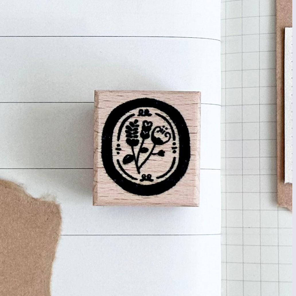Summer Flower Frame Stamp