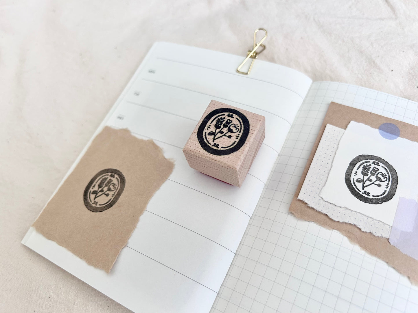 Summer Flower Frame Stamp