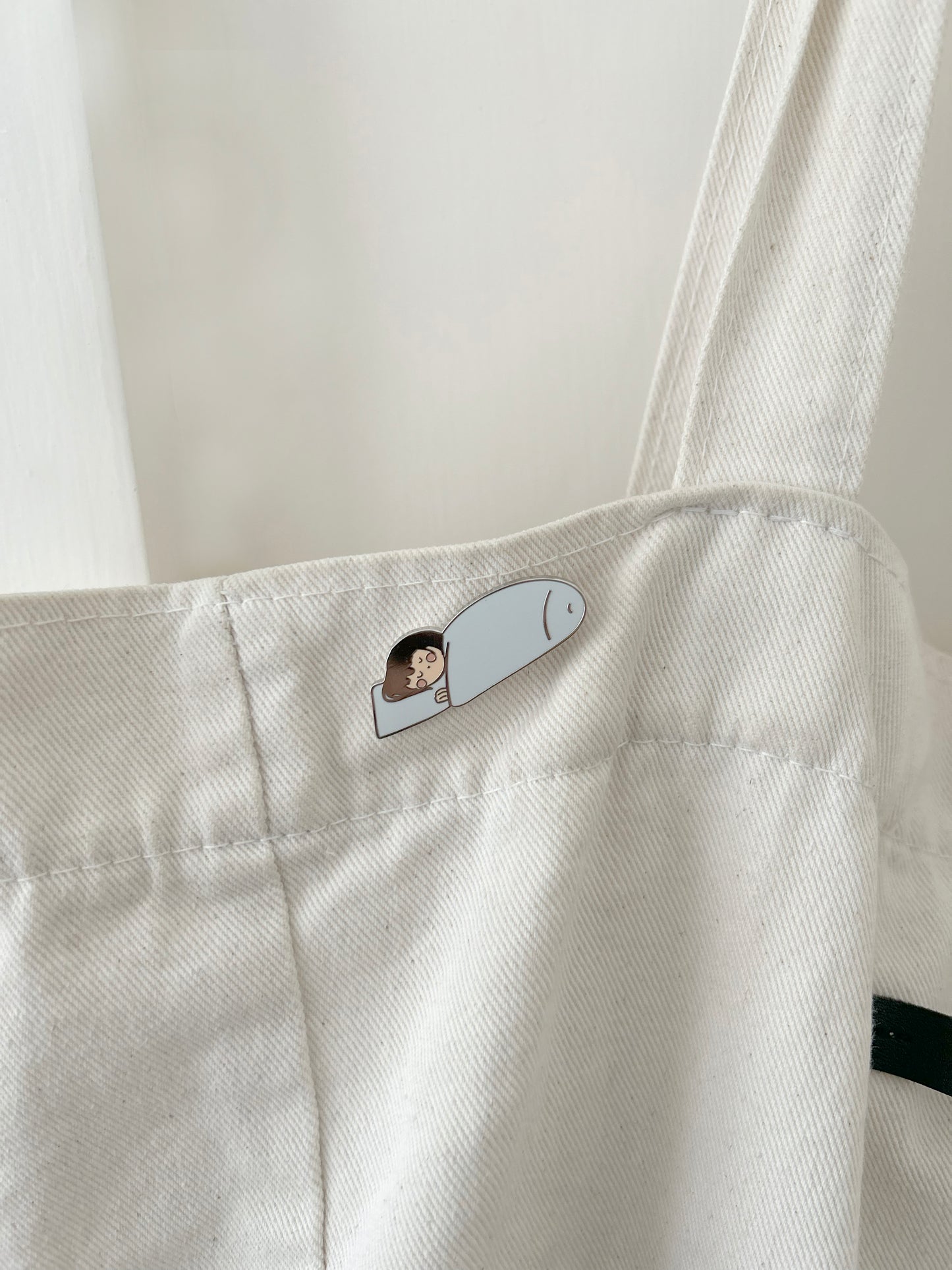 Miss Ng Yuk Take a Nap Enamel Pin