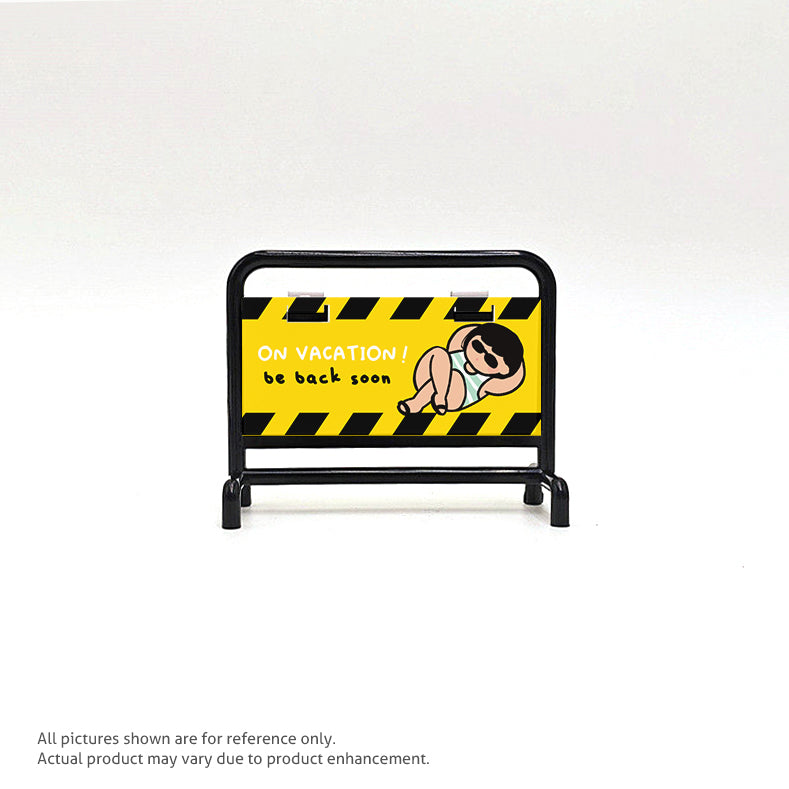 Warning Series Standee #4 On Vacation