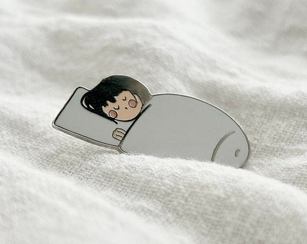 Miss Ng Yuk Take a Nap Enamel Pin