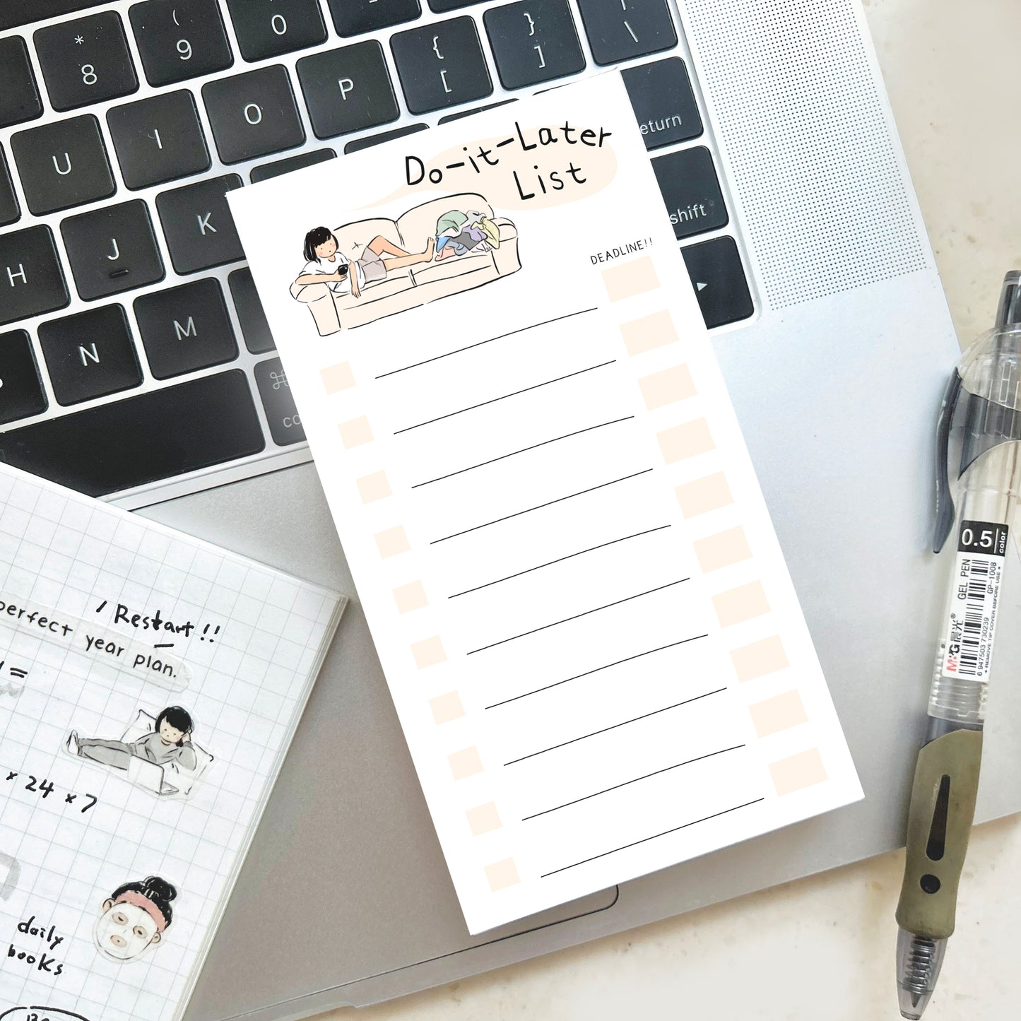 Miss Ng Yuk Do-it-Later List Memo Pad