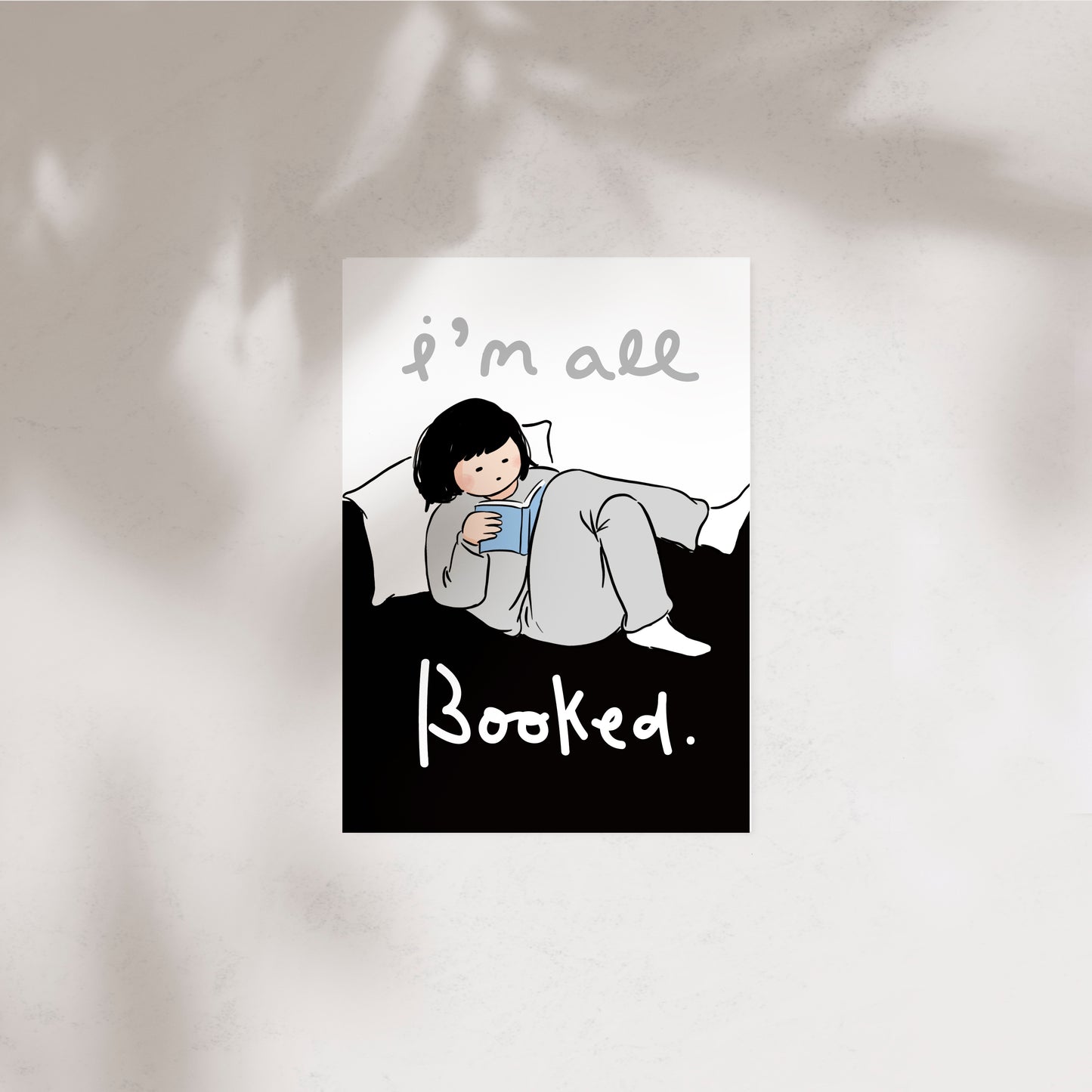 吳郁小姐與書本有約 | 明信片