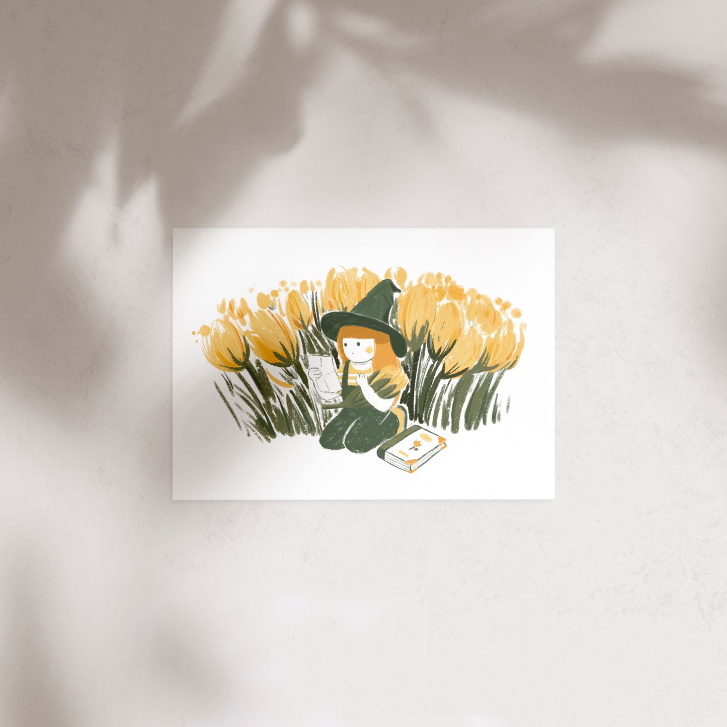 Herbelism Illustration Postcard