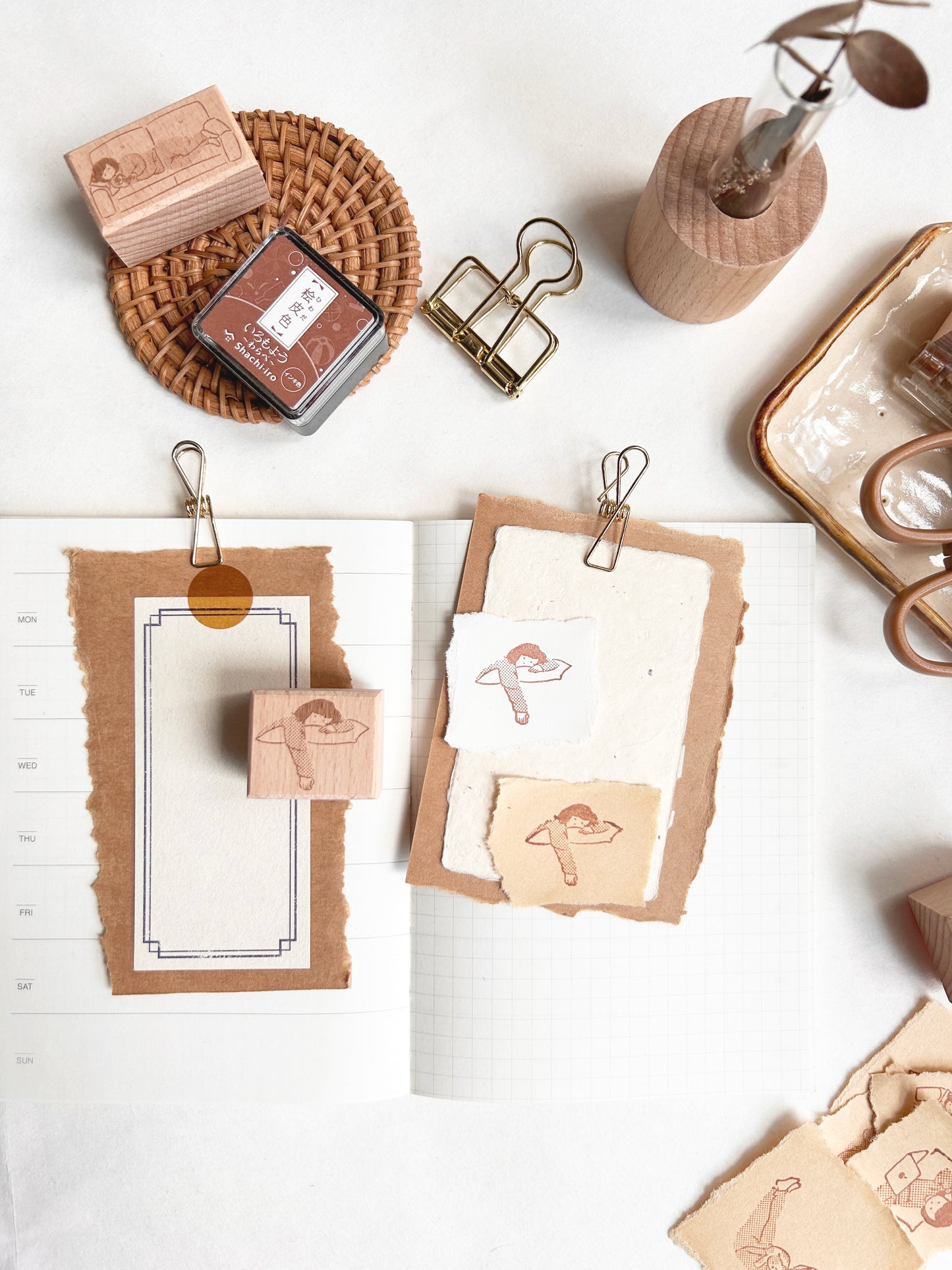 Miss Ng Yuk Lay on Cushion Stamp