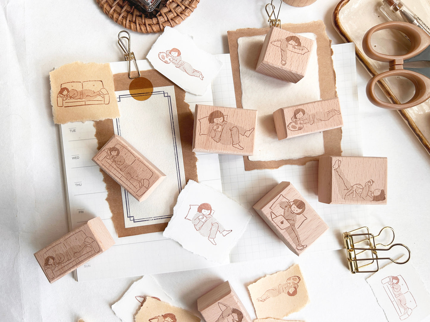 Miss Ng Yuk Lay on Cushion Stamp