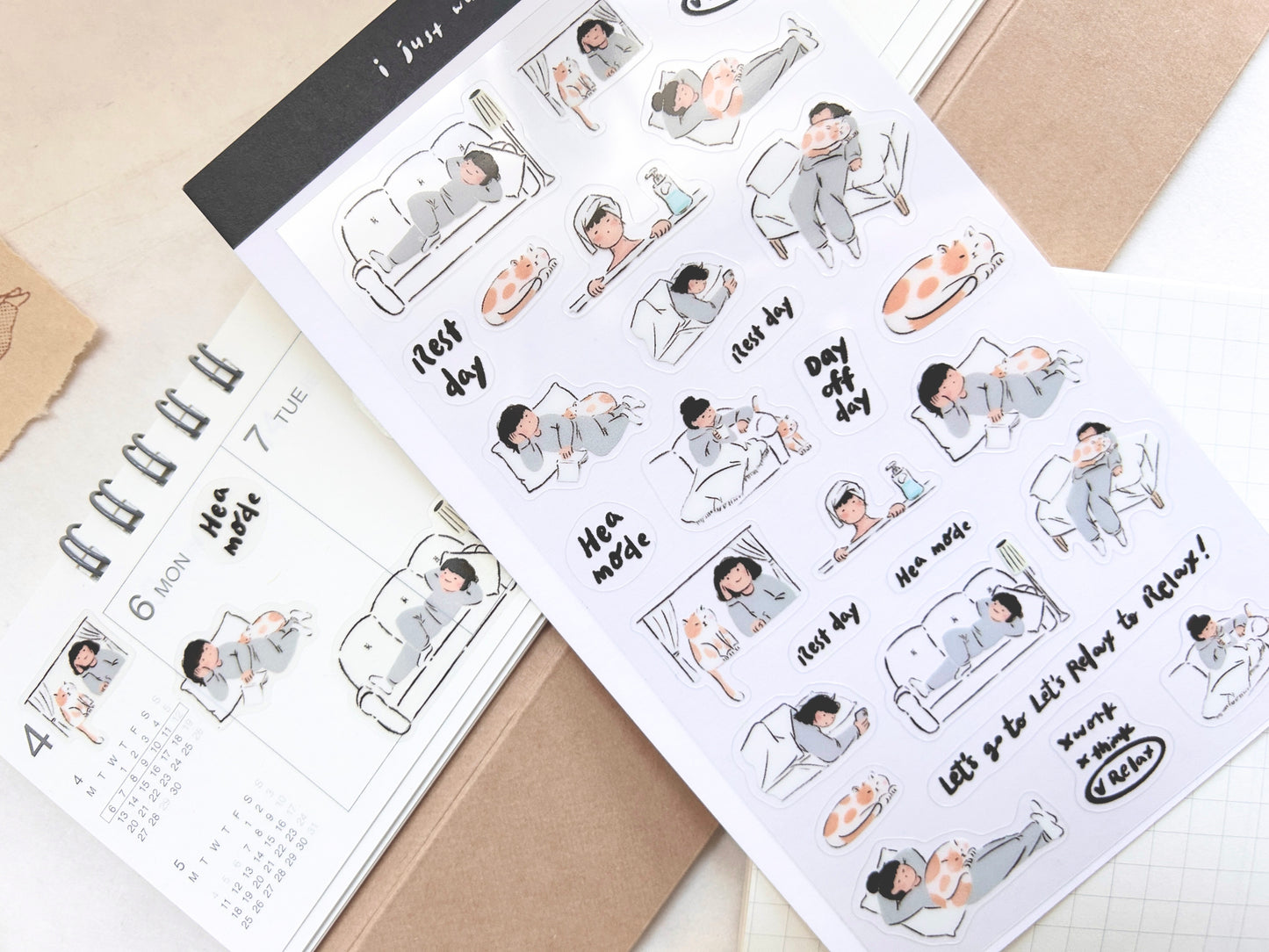 吳郁小姐 Vol.4 輕鬆小日子 | 貼紙