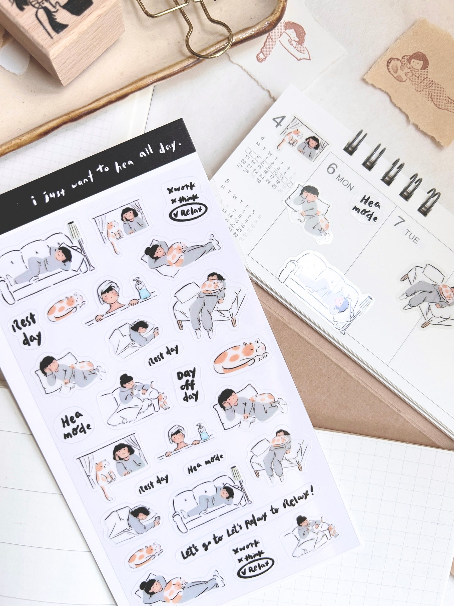 吳郁小姐 Vol.4 輕鬆小日子 | 貼紙