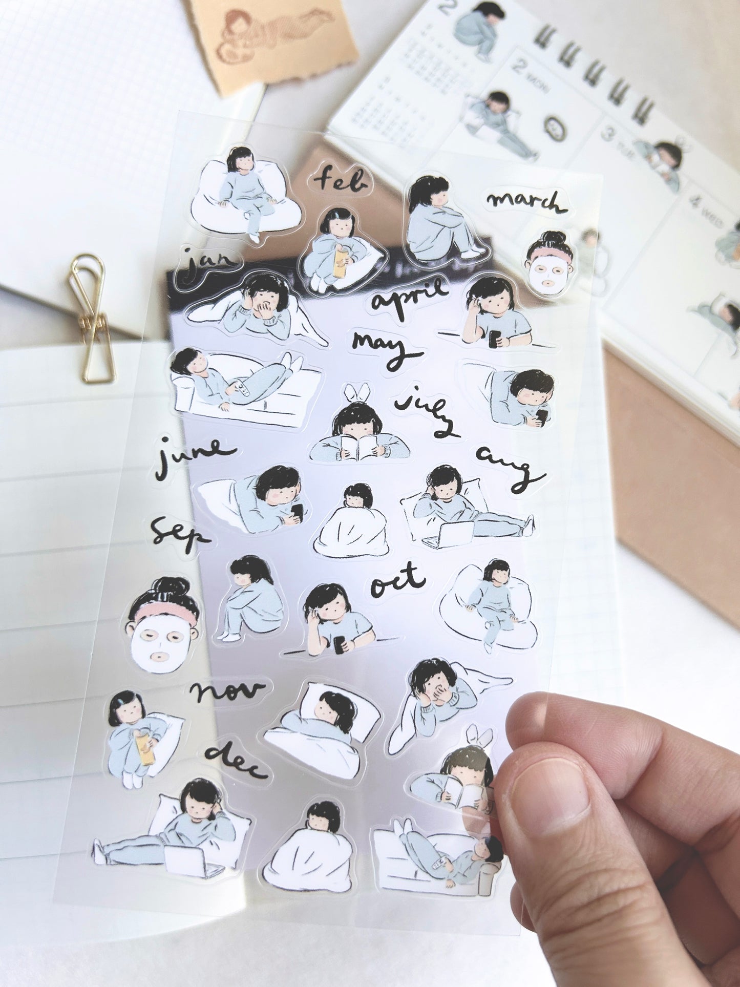 Miss Ng Yuk Sticker Sheet Vol.2 Yearly Plan