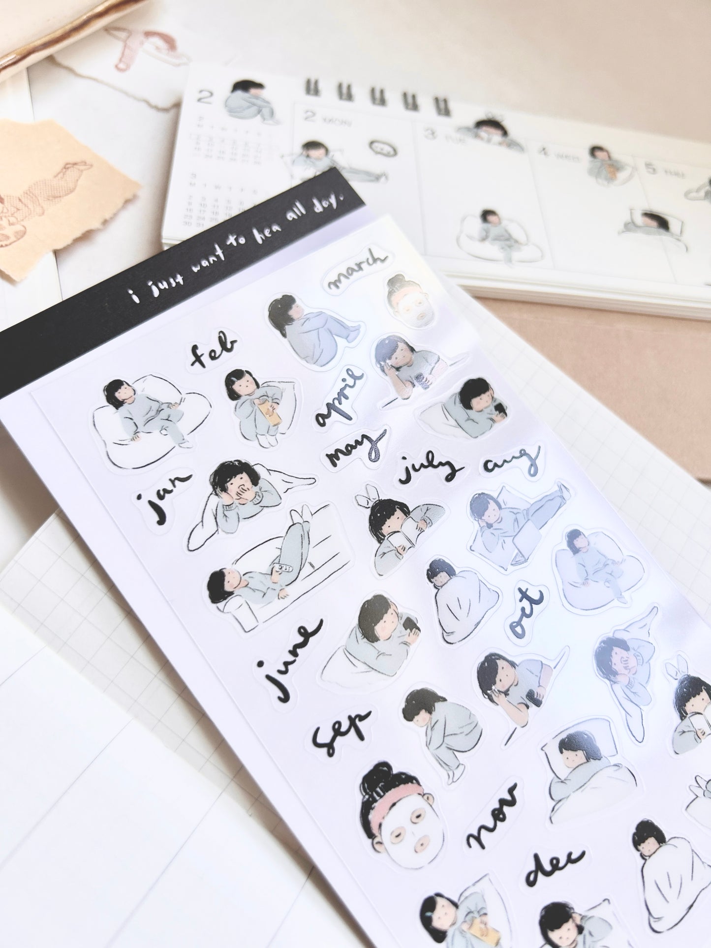Miss Ng Yuk Sticker Sheet Vol.2 Yearly Plan