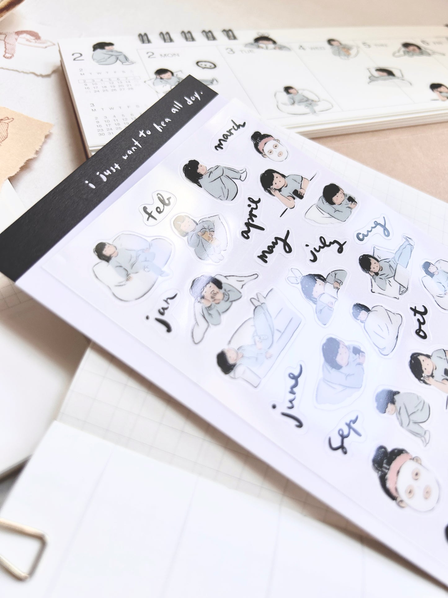 Miss Ng Yuk Sticker Sheet Vol.2 Yearly Plan