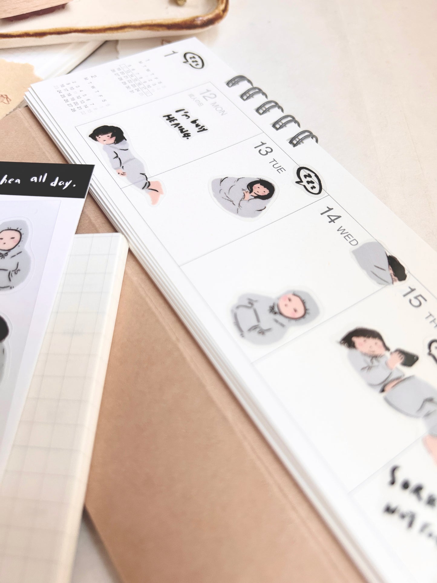 Miss Ng Yuk Sticker Sheet Vol.1 Daily life