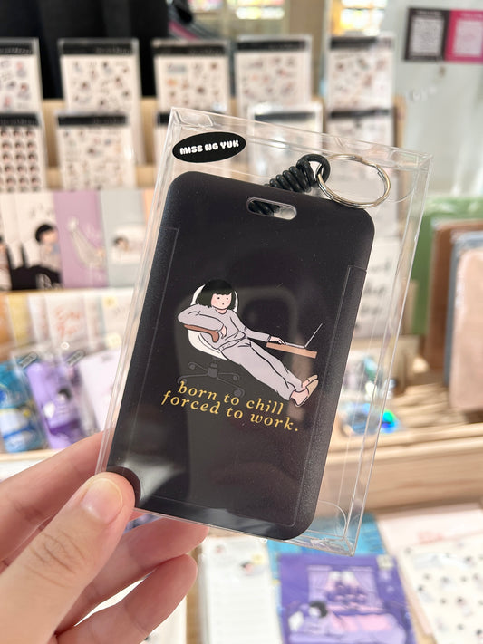 Born to Chill Sliding Badge Holder