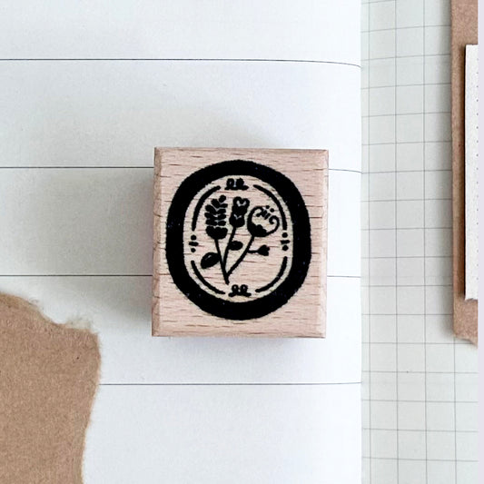 Summer Flower Frame Stamp