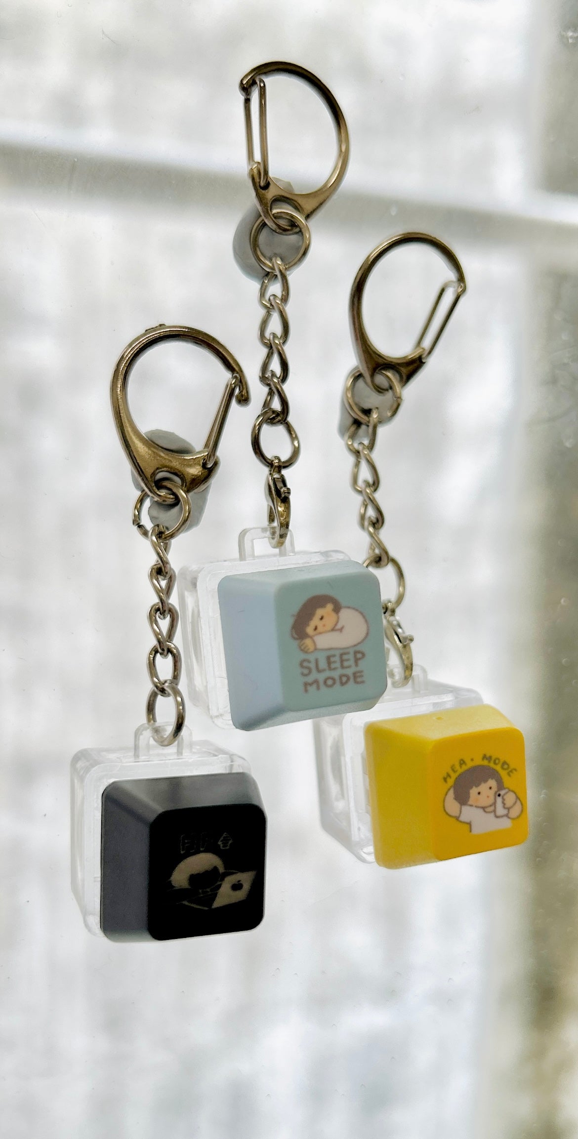 Miss Ng Yuk Keycap Clicker Glowing Keychain | HP+