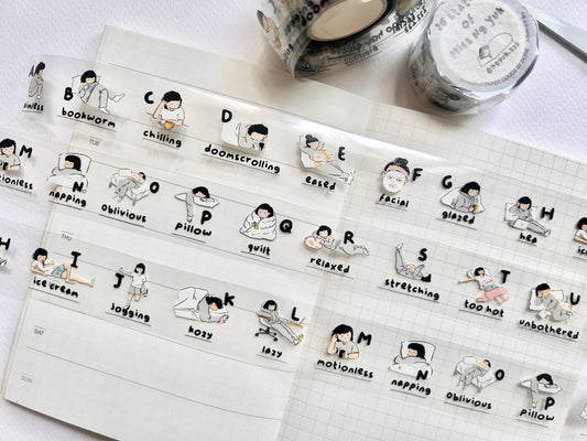 Miss Ng Yuk 26 Stages PET Sticker Tape