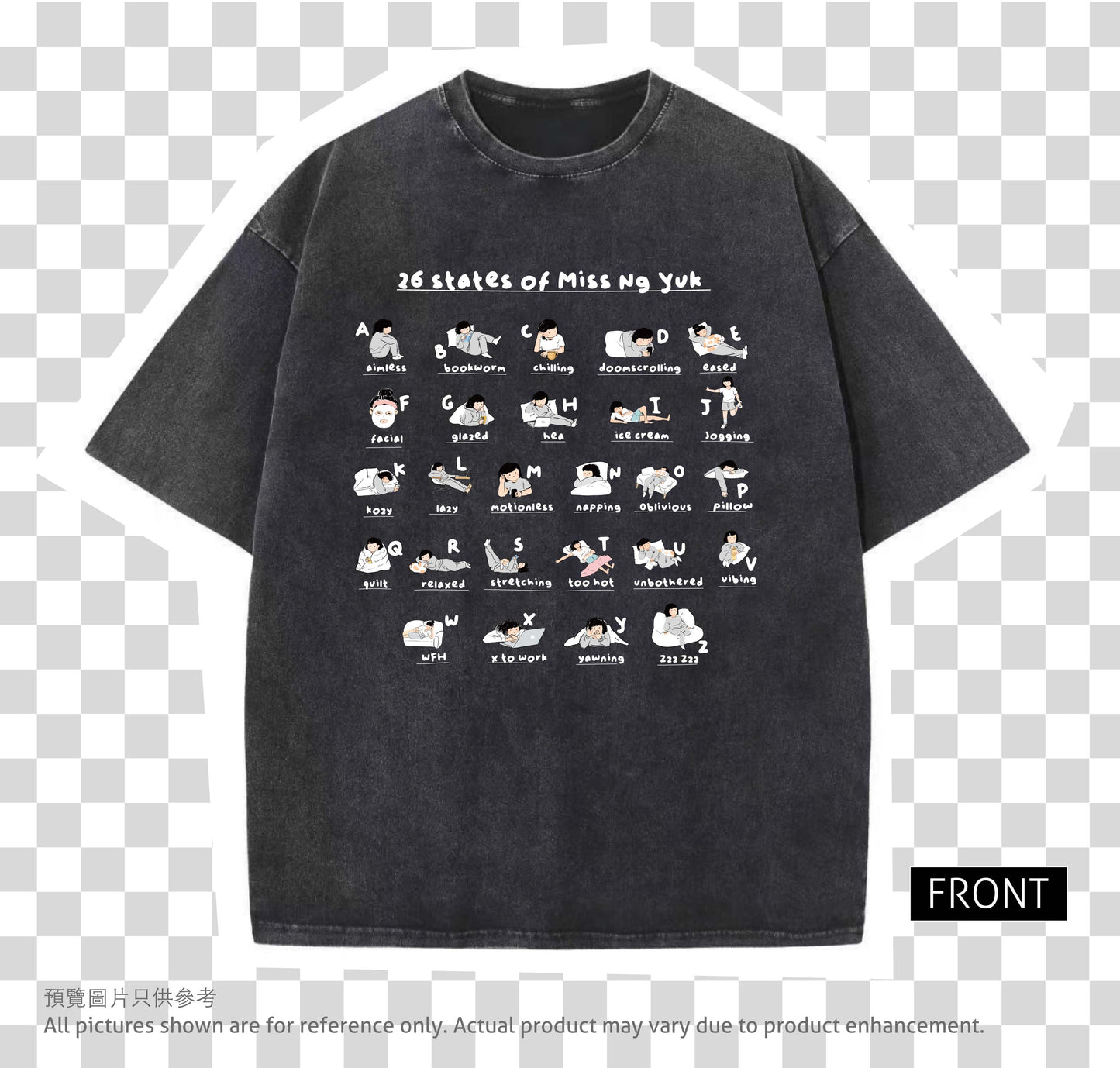 Miss Ng Yuk 26 Stages Washed T Shirt