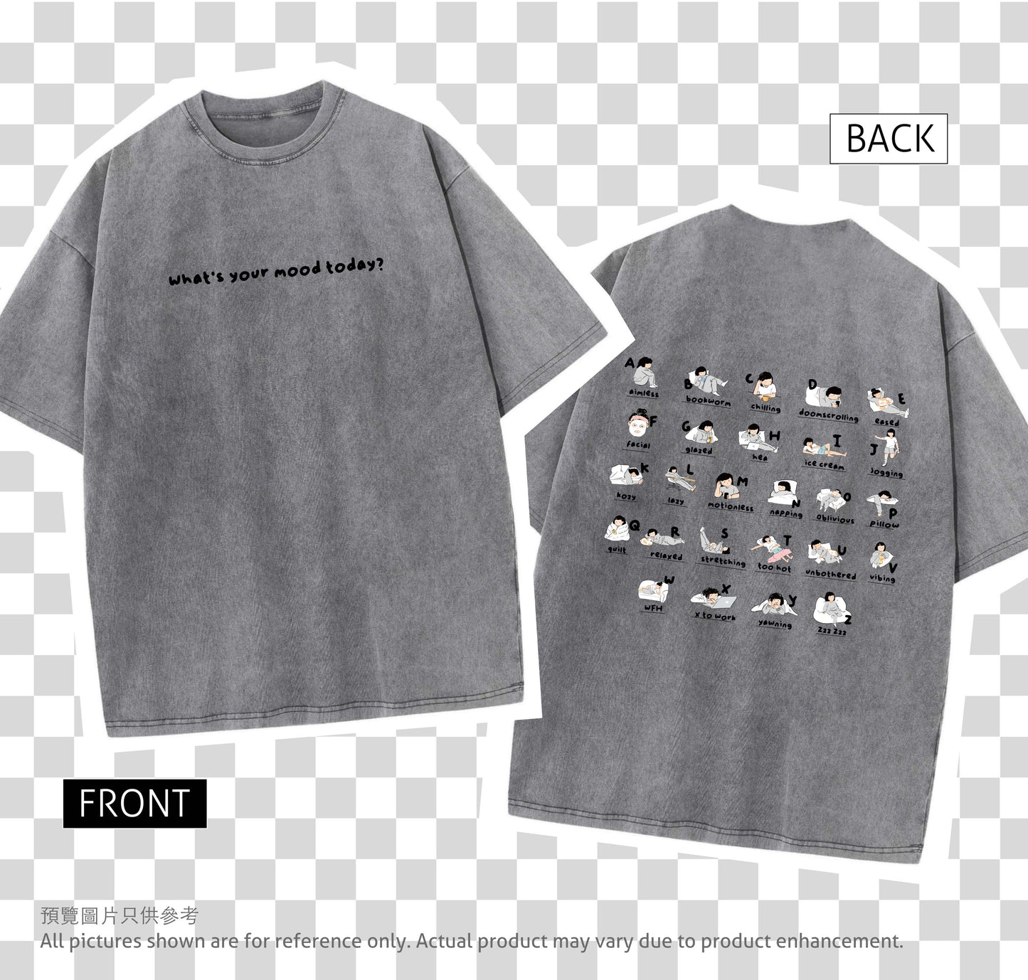 Miss Ng Yuk 26 Stages Washed T Shirt (Double Side Printed)
